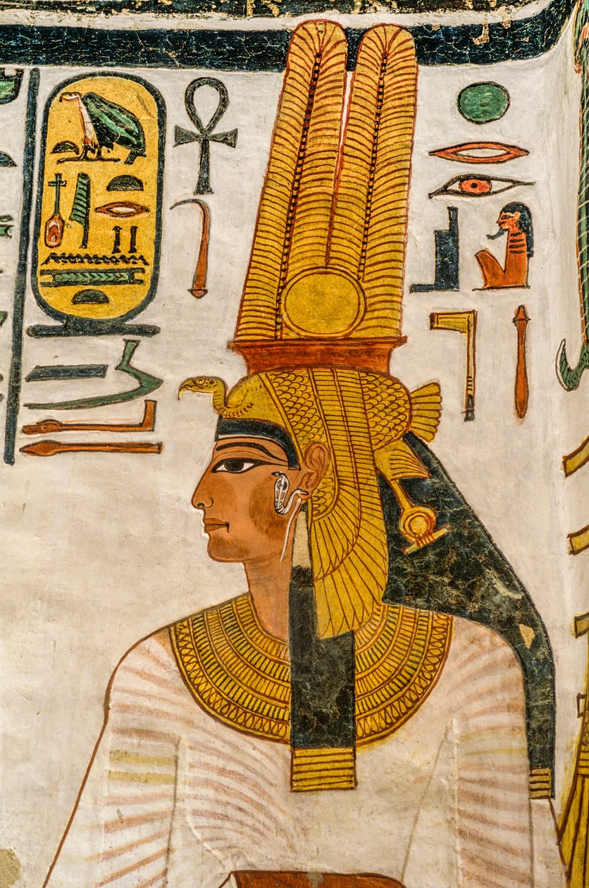 Tomba della Regina Nefertari; Egitto, Valle delle Regine, Nuovo Regno, Egitto, moglie di Ram da Kenneth Garrett