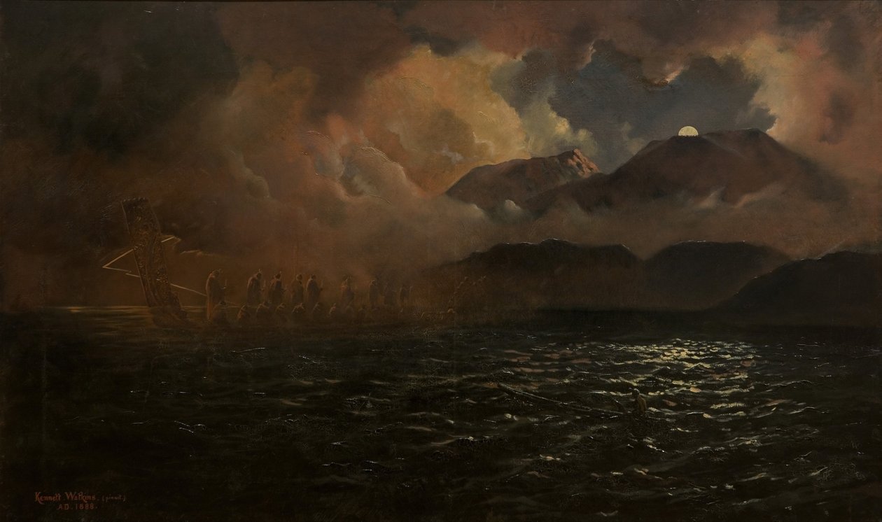 La canoa fantasma - Una leggenda del lago Tarawera da Kennett Watkins