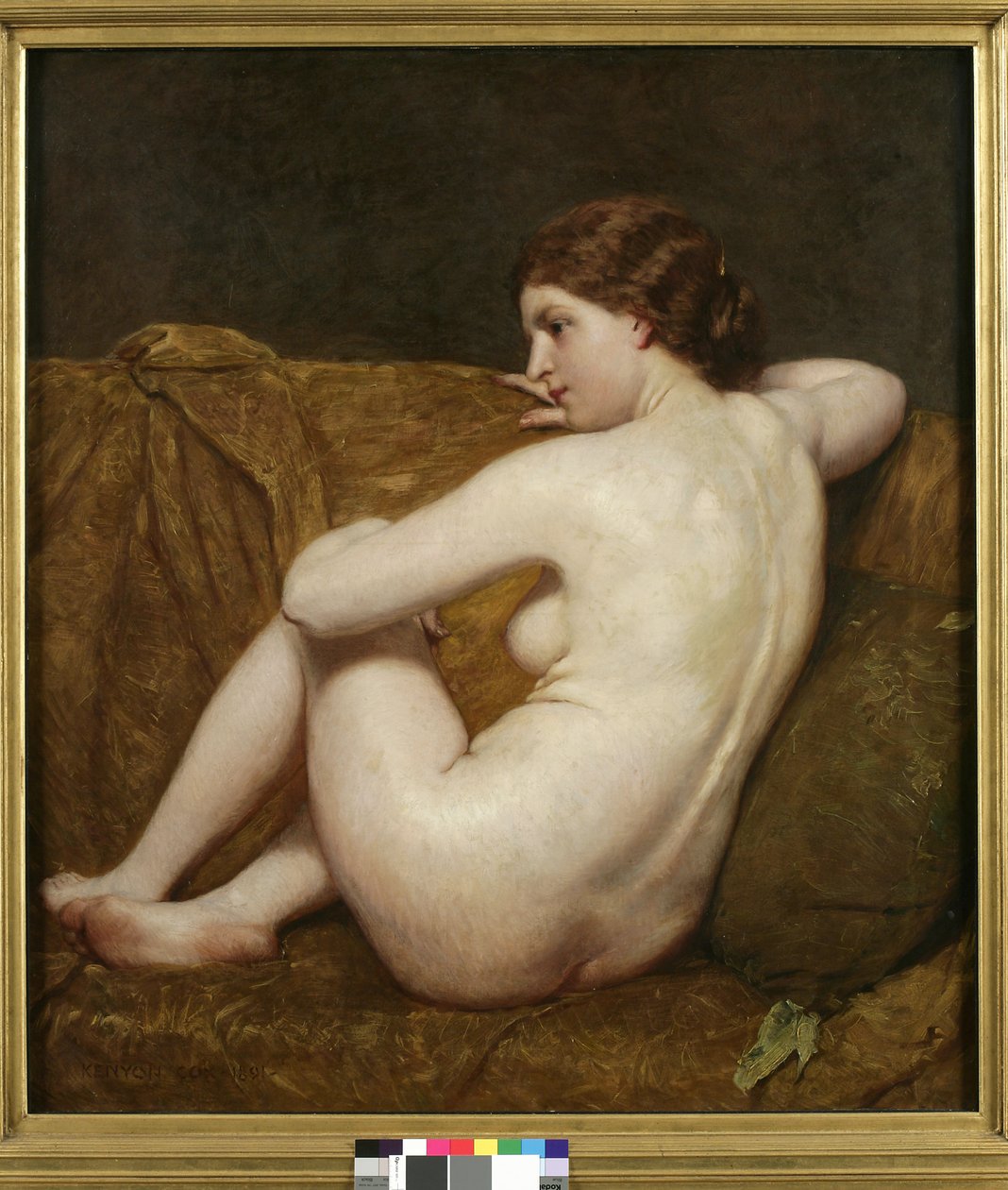 Una Bionda, 1891 da Kenyon Cox
