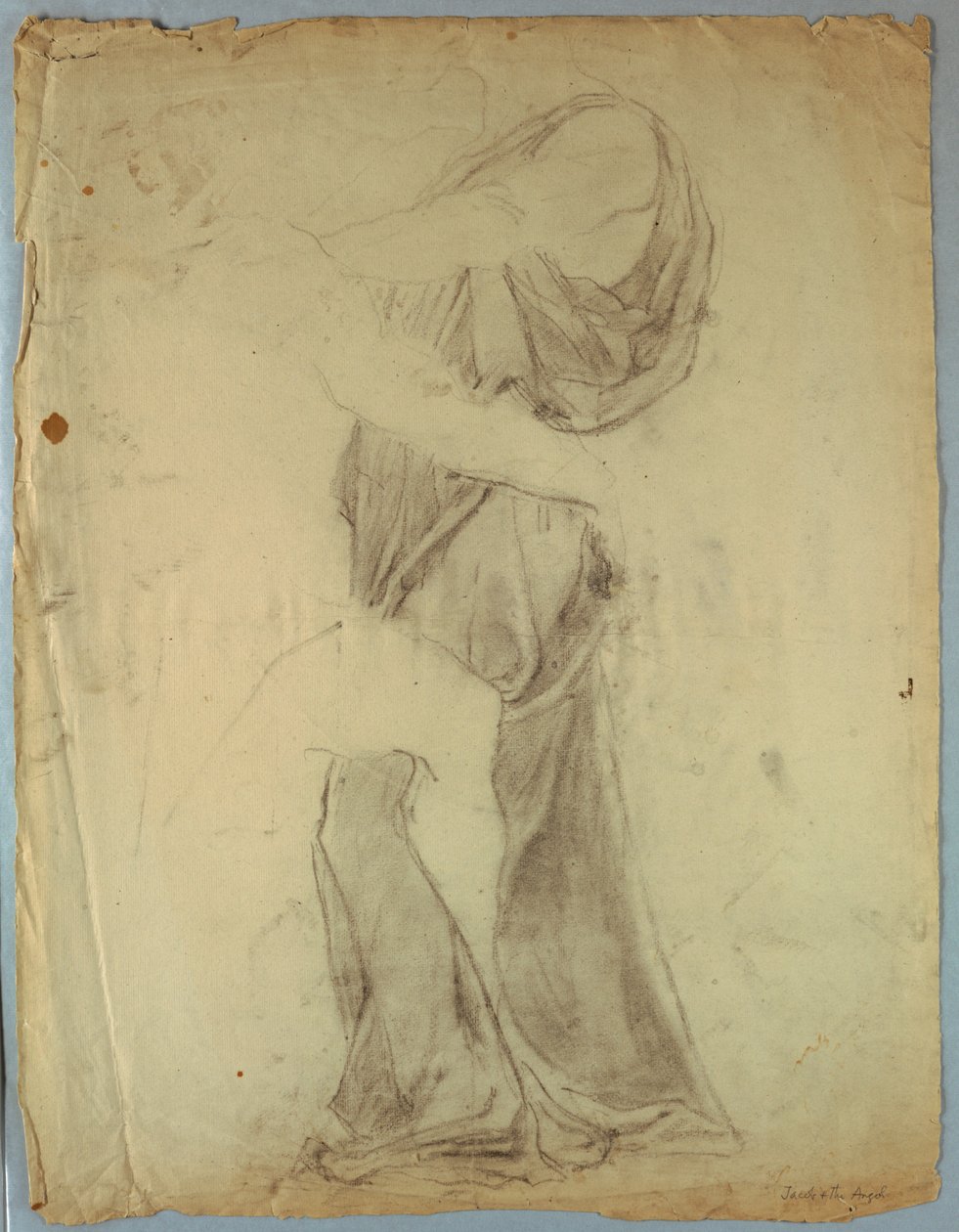 Studio di Drappeggio per "Giacobbe che Lotta con l