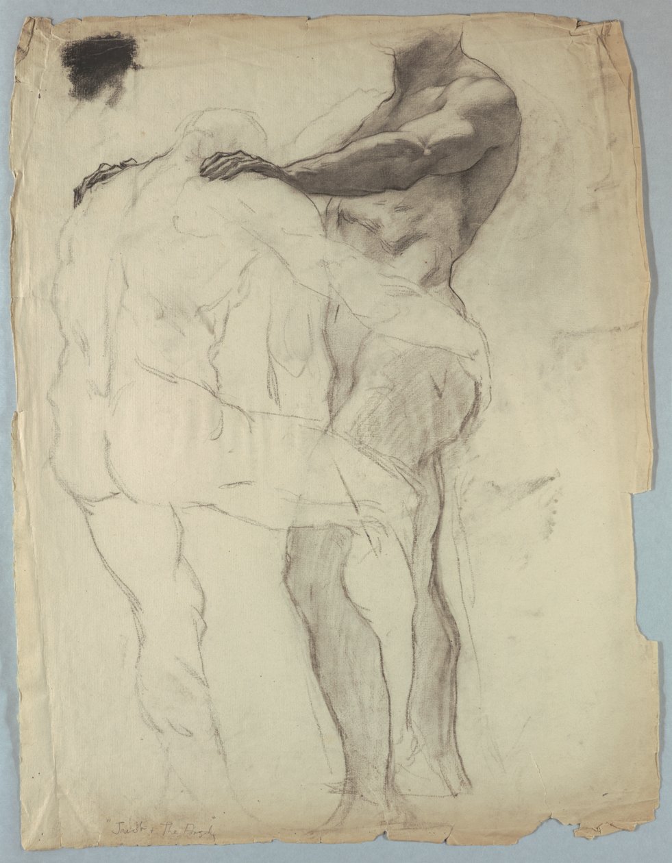 Studio di figura per "Giacobbe lotta con l
