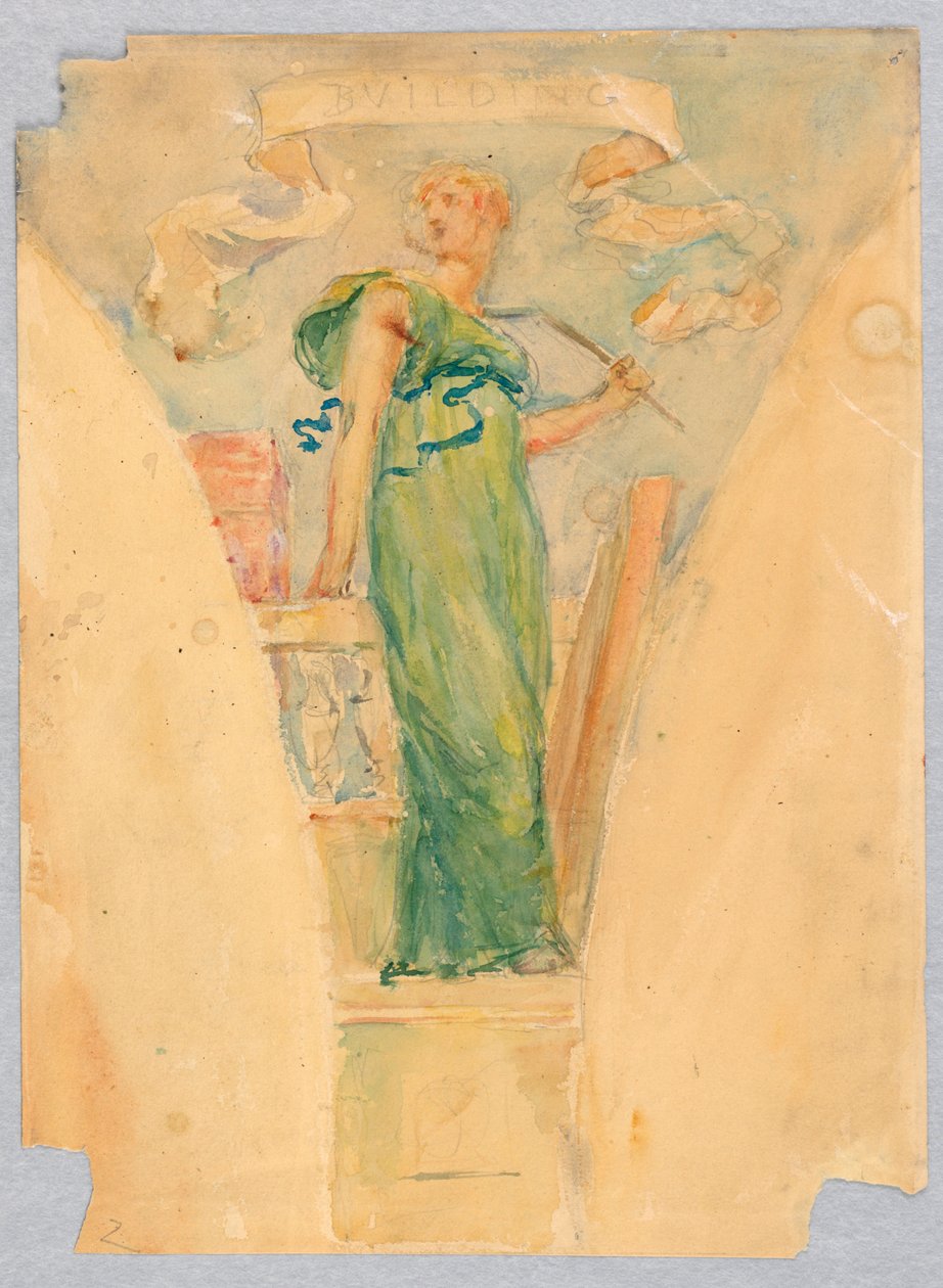 Personificazione di "Costruzione," studio per la cupola del Manufacturer