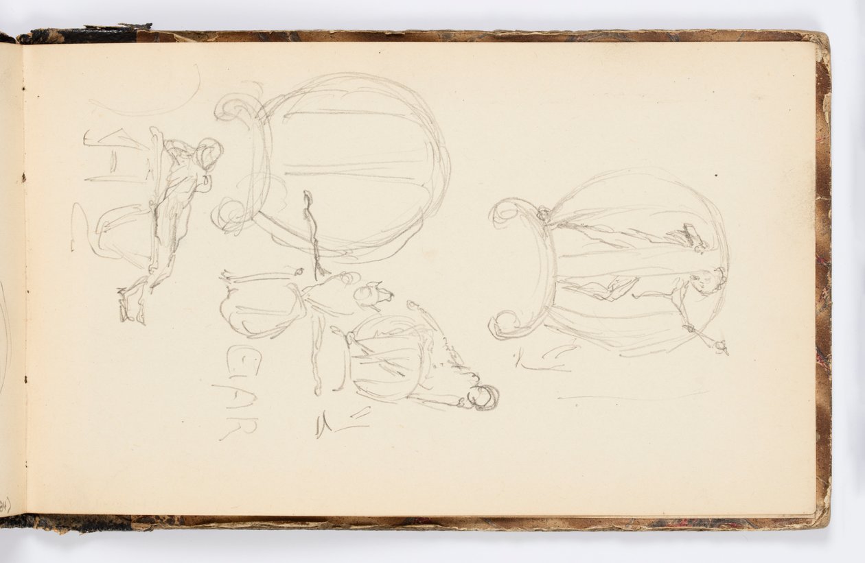 Pagina di taccuino da Kenyon Cox
