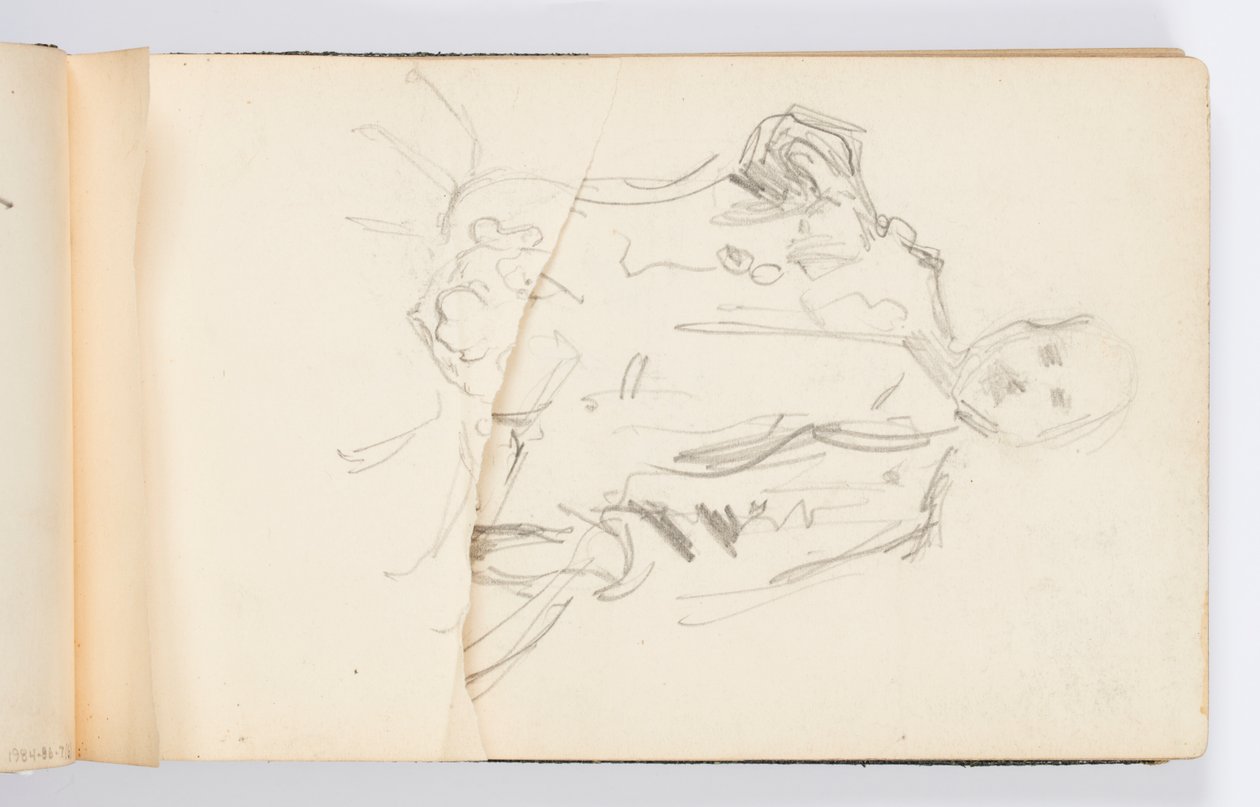 Pagina di taccuino da Kenyon Cox
