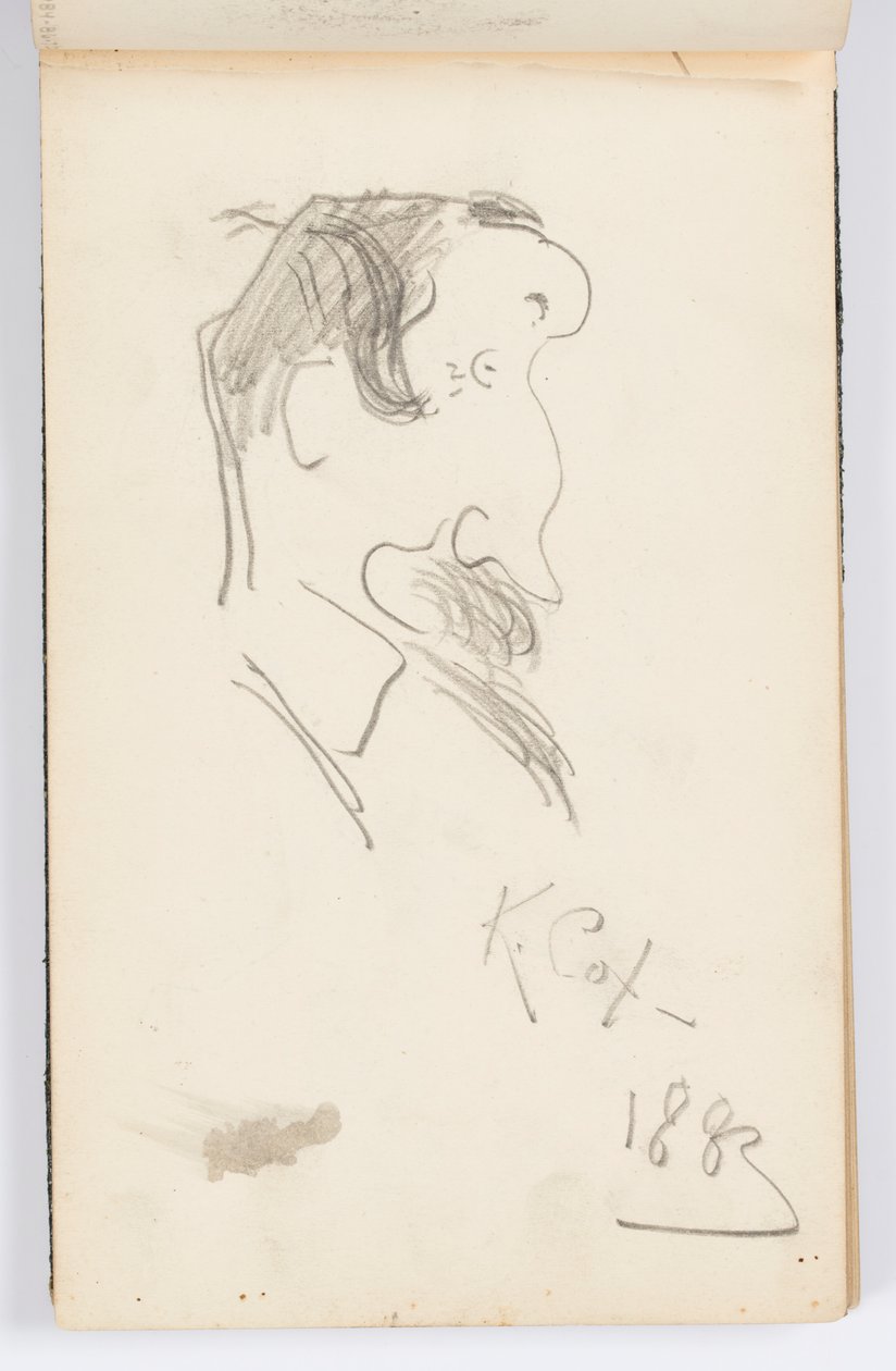 Pagina di schizzi: Caricature da Kenyon Cox