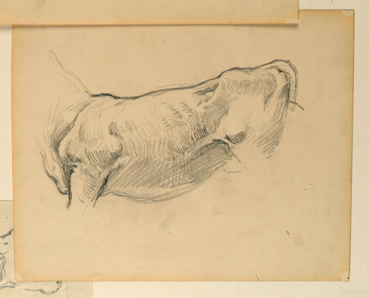 Studio per "Pastore", "Il progresso della civiltà: Caccia, Pastorizia, Agricoltura," Campidoglio dello Stato, Des Moines, IA da Kenyon Cox