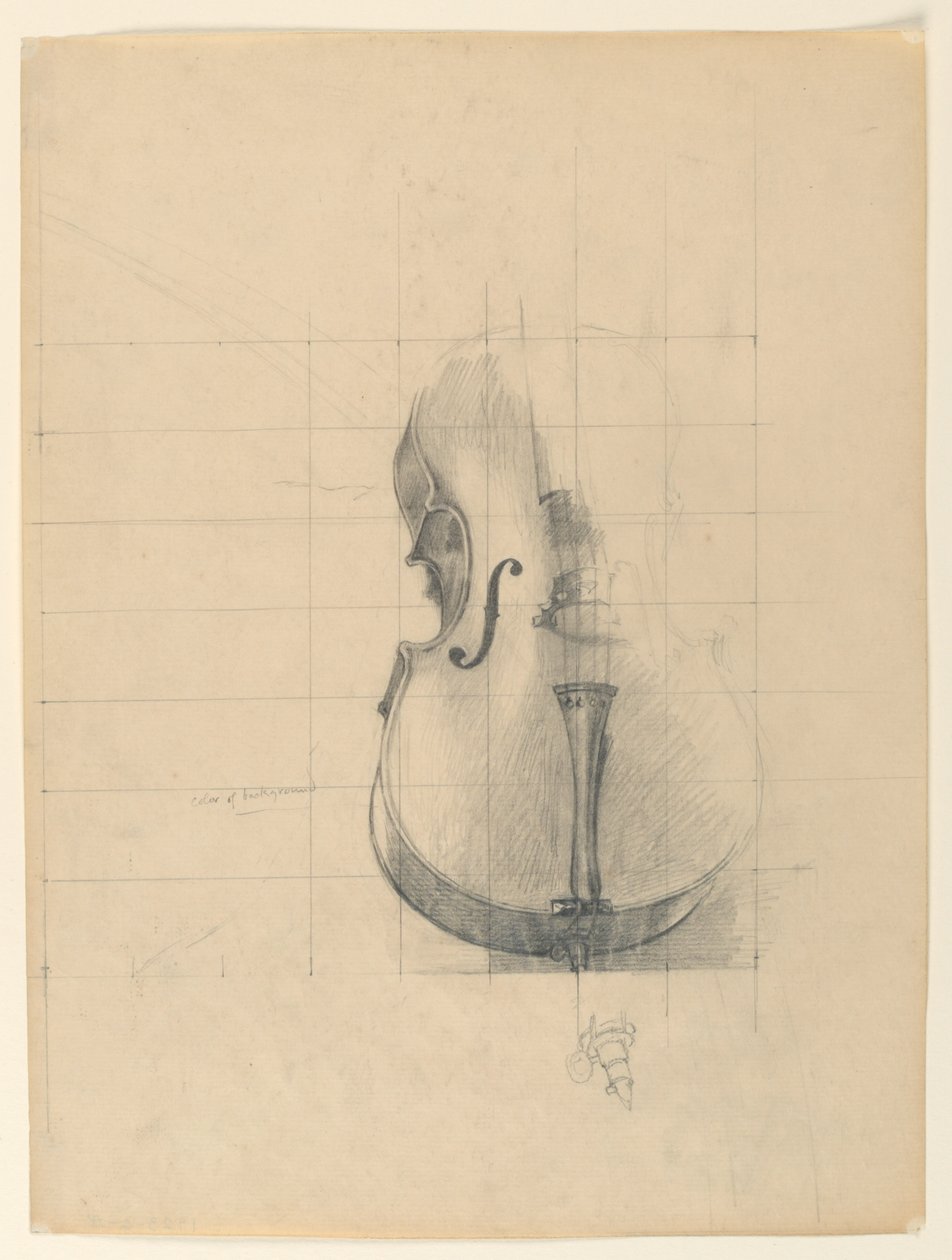Studio per "Musica," "Le arti," Biblioteca del Congresso, Washington D.C. da Kenyon Cox