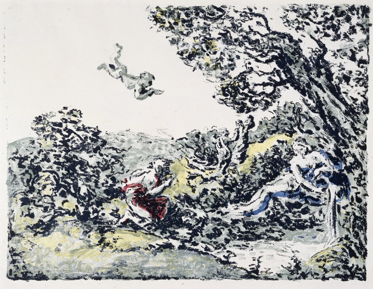 Album de Paysage: La Source, 1900 (litografia a colori) da Ker Xavier Roussel