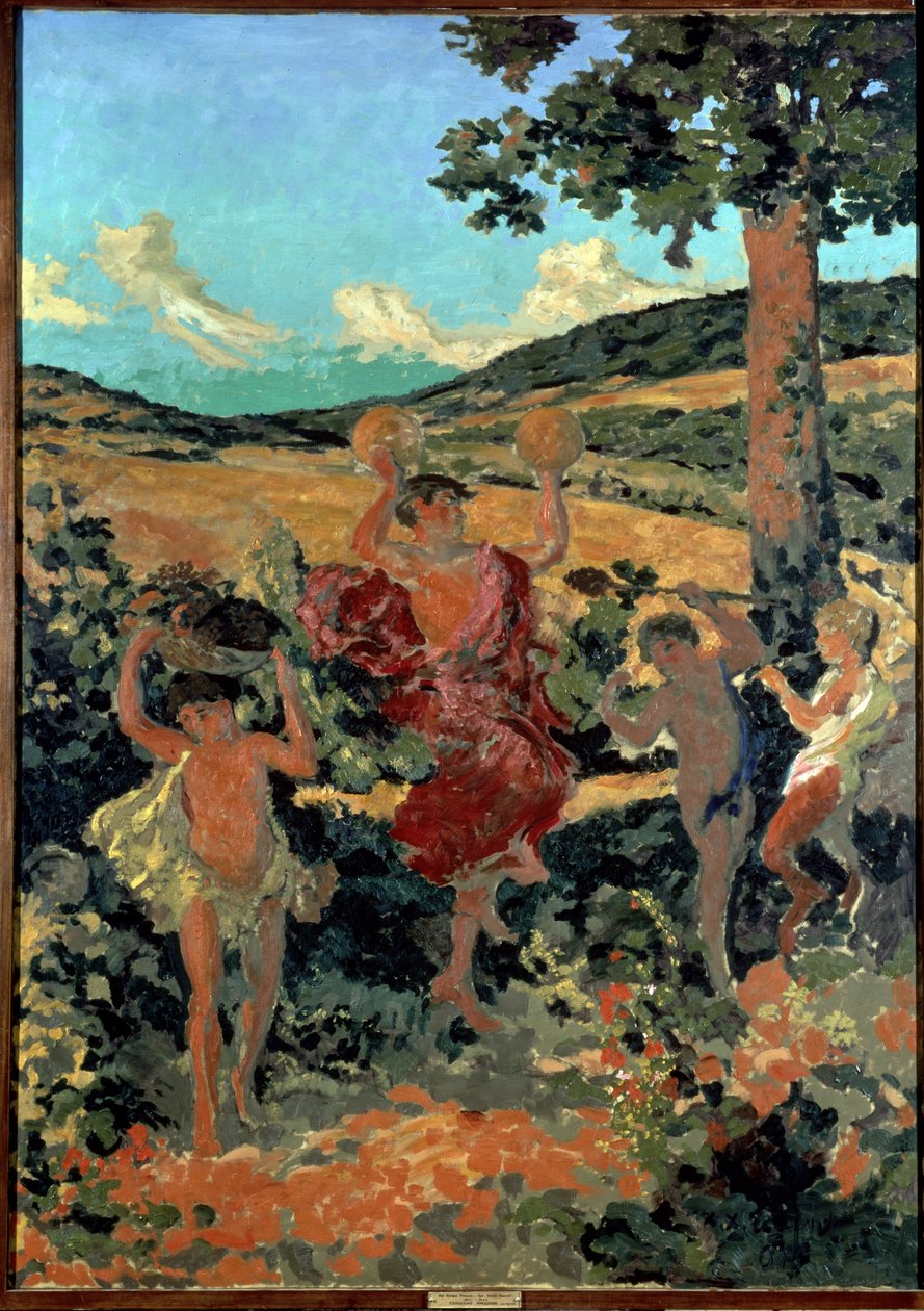 Festa campestre o il trionfo di Bacco da Ker Xavier Roussel