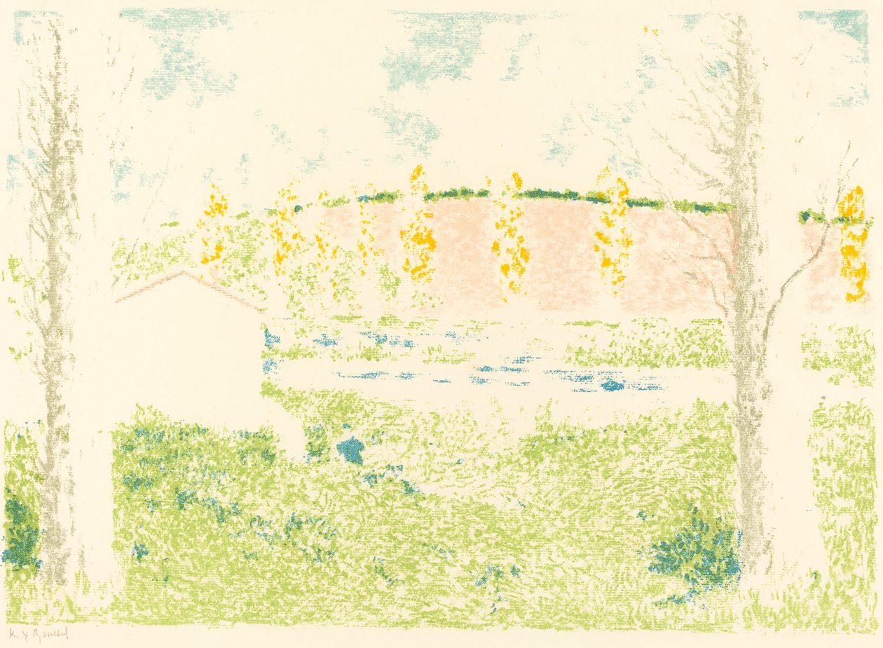Paesaggio con casa da Ker Xavier Roussel