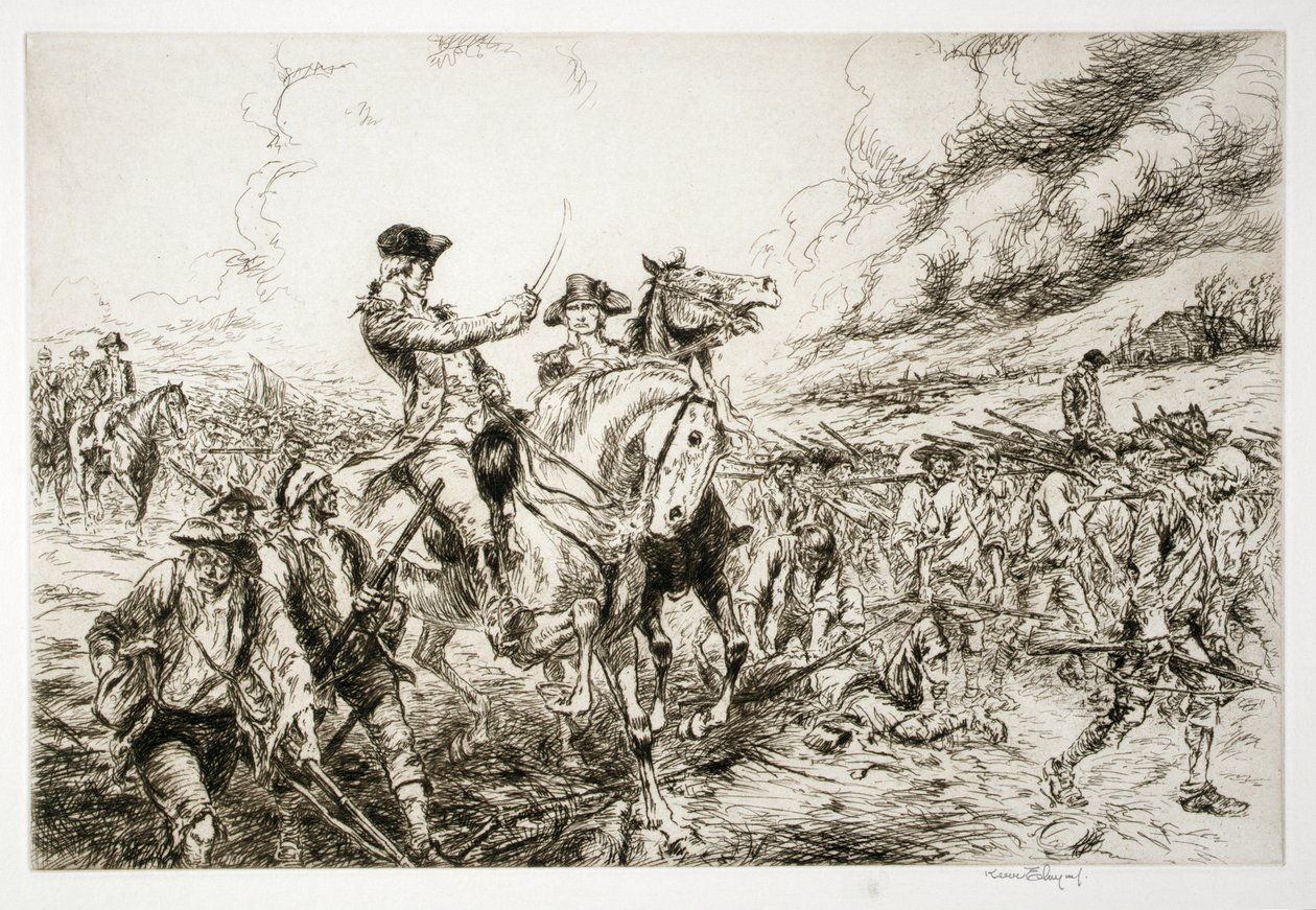 George Washington a Valley Forge da Kerr Eby