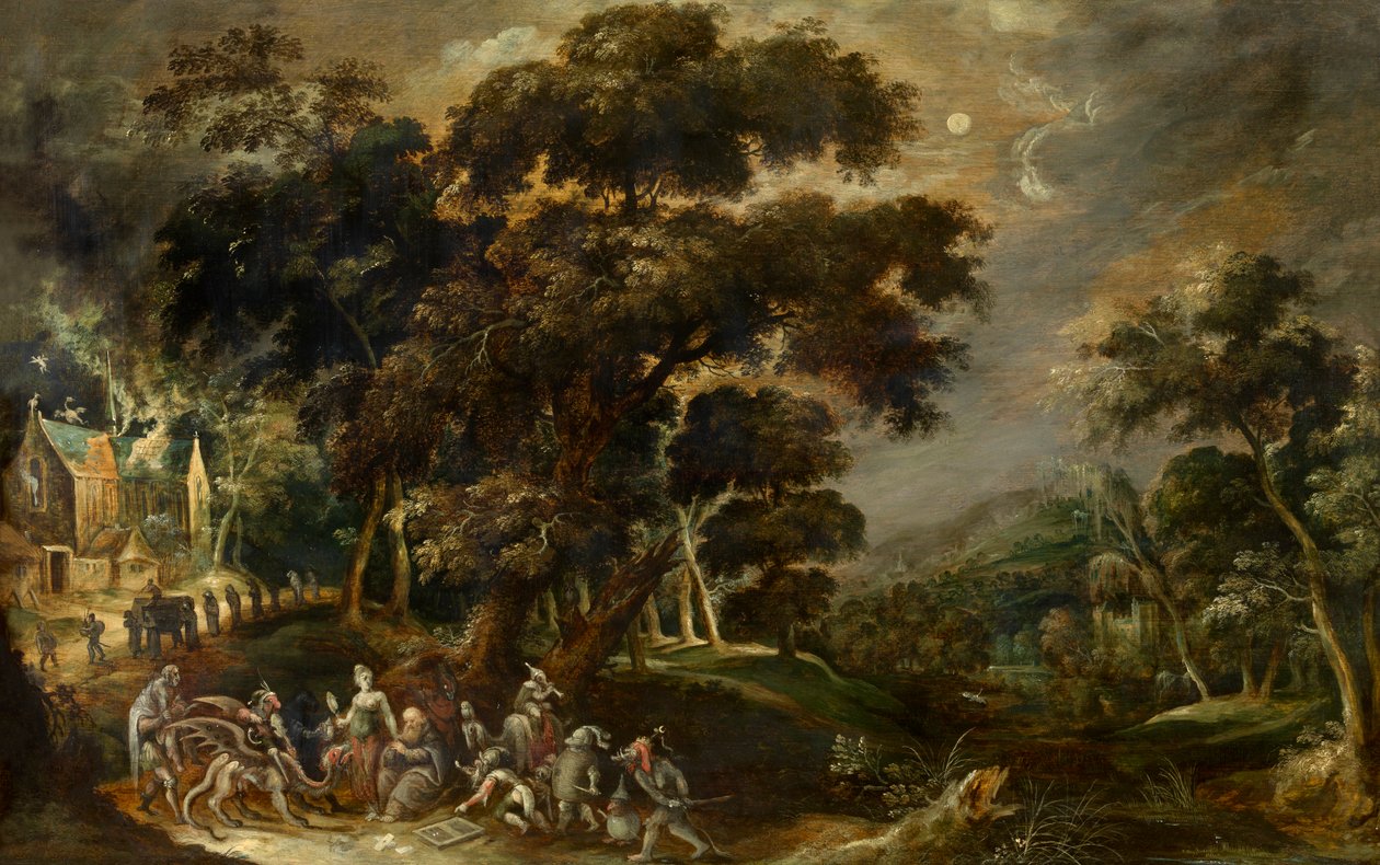 Paesaggio con la Tentazione di Sant