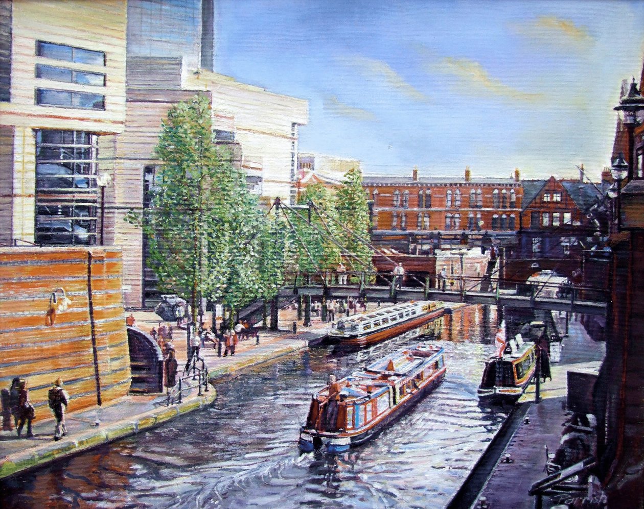 Crociera di Passeggeri da Kevin Guild of Railway Artist Parrish