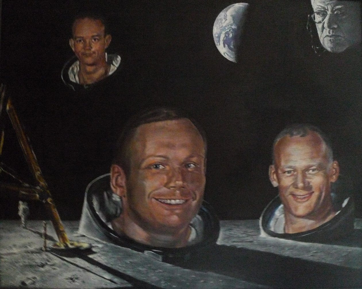 Monumenti sulla Luna da Kevin Parrish