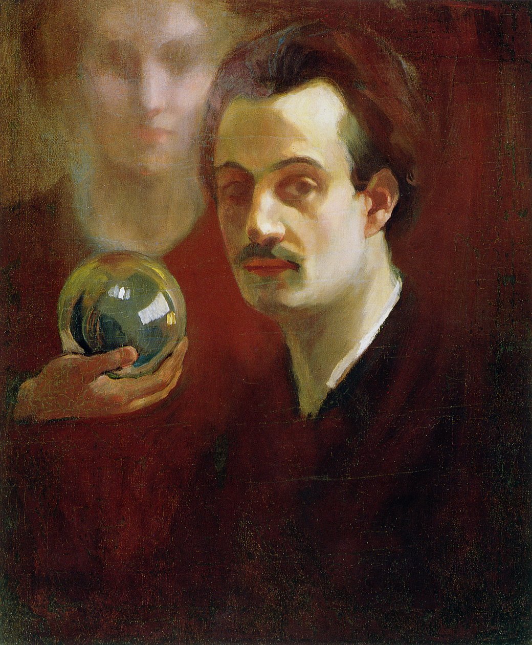 Autoritratto e Musa, 1911 da Khalil Gibran