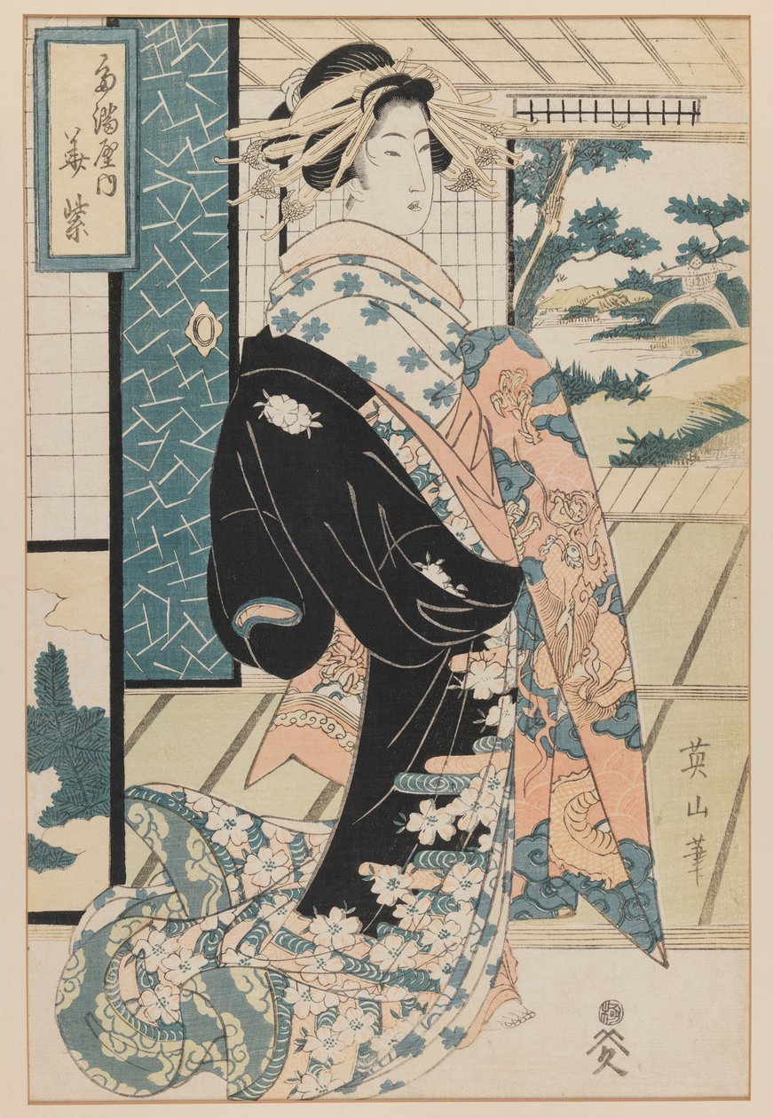 Bijin da Kikukawa Eizan