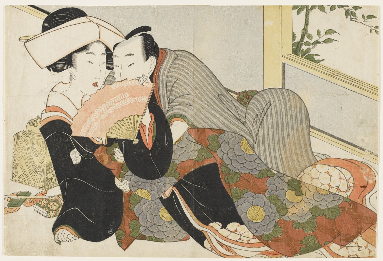 (Sposa e sposo) da Kikukawa Eizan