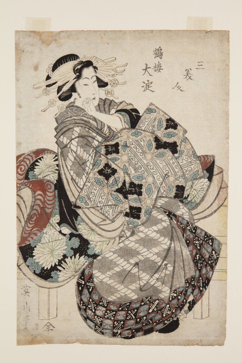 ?yodo del Tsuru-r? (stampa xilografica a colori) da Kikukawa Eizan