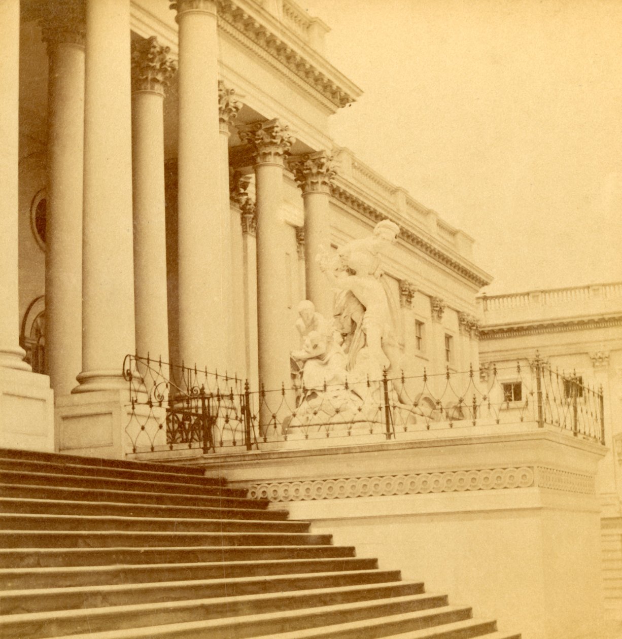 Facciata del Senato, Washington D.C. da Kilburn Brothers