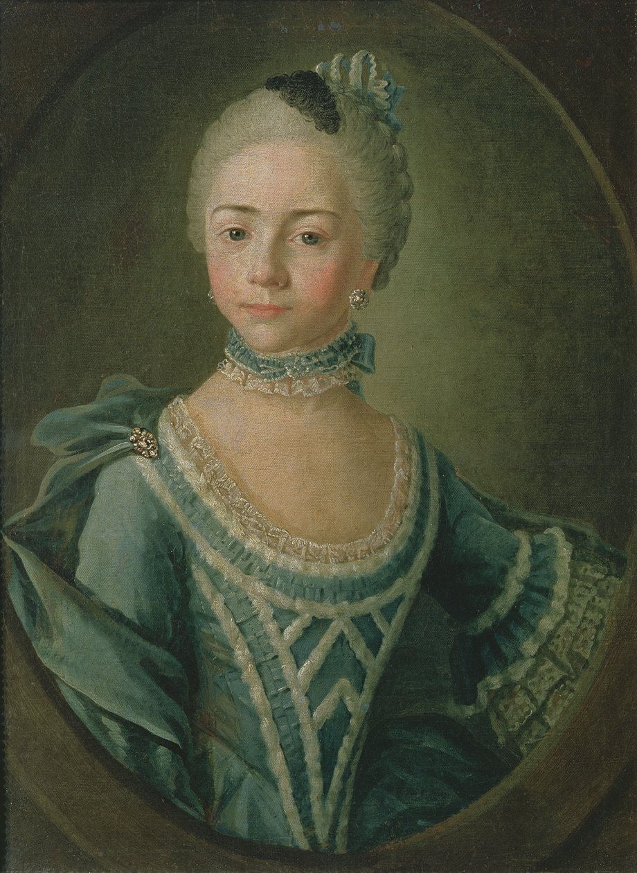 Ritratto della contessa Sophie Matiuskina, 1763 da Kirill Inanovich Golovachevsky