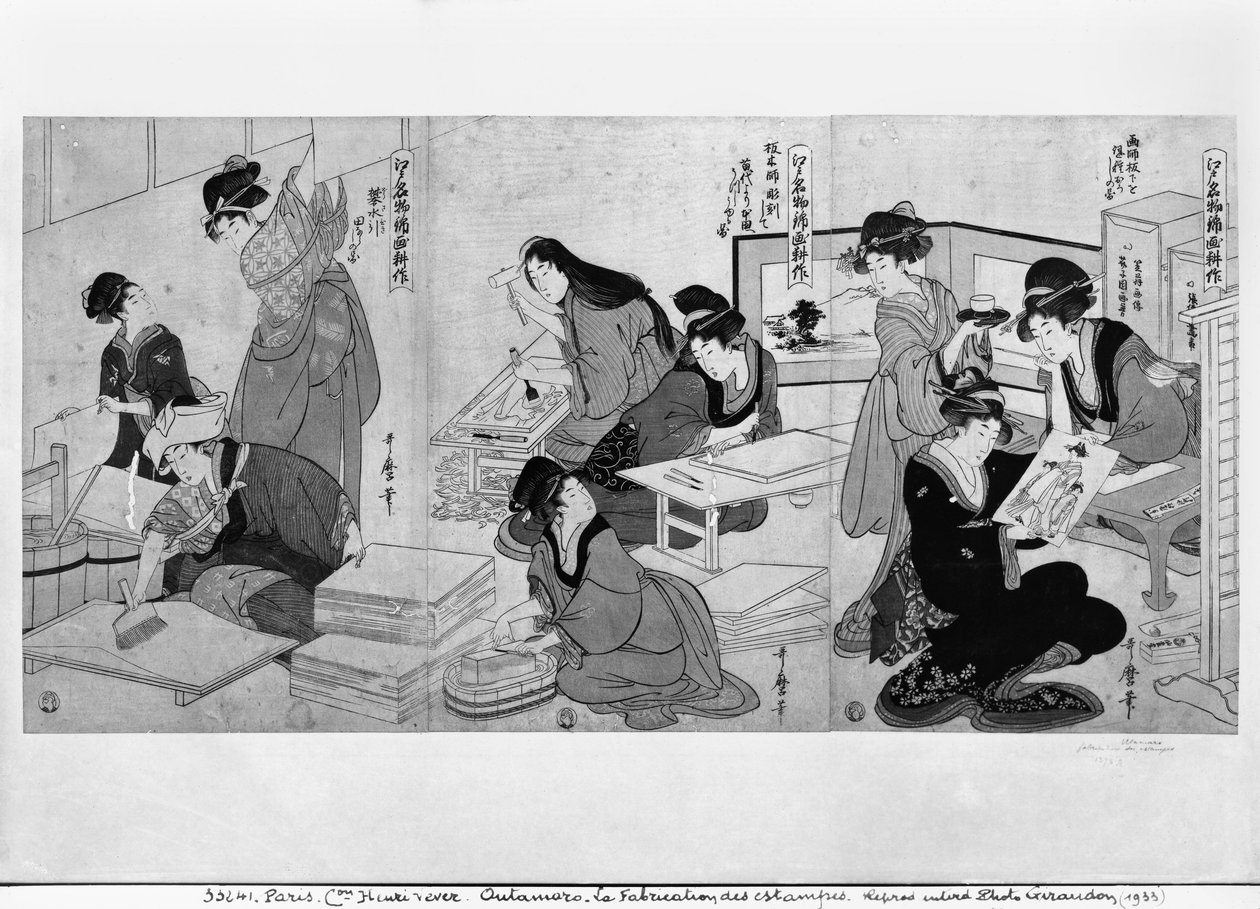 Fare stampe da Kitagawa Utamaro
