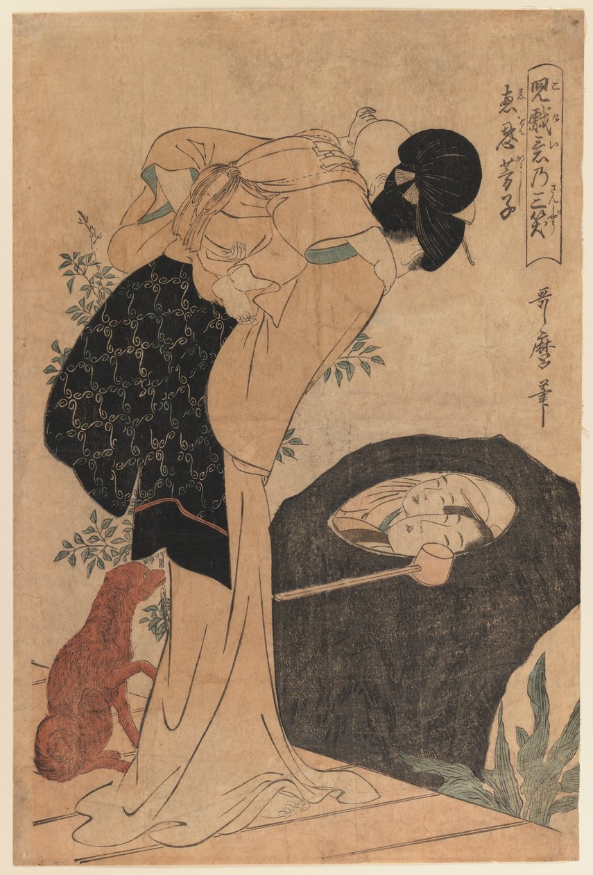 Donna e bambino, 1800 da Kitagawa Utamaro