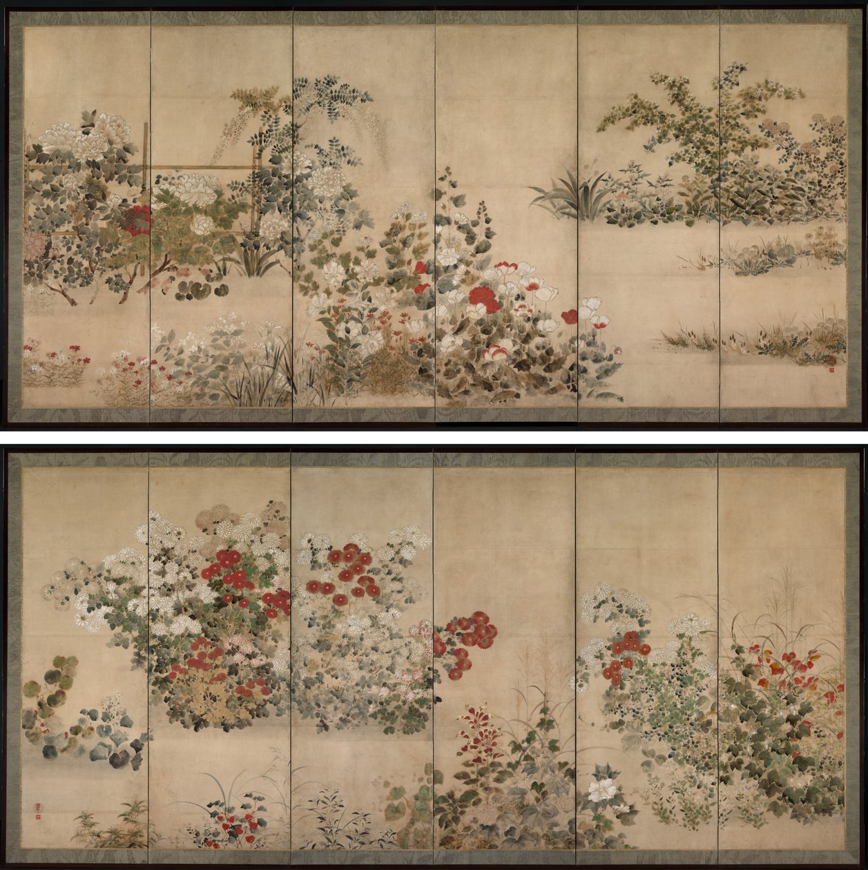 Fiori e erbe da Kitagawa Sosetsu