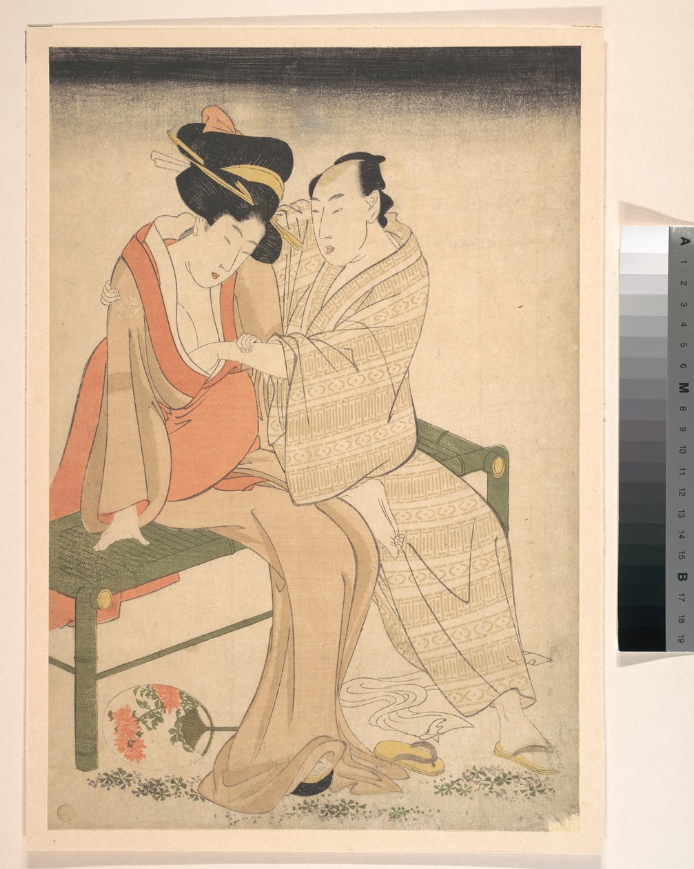 Una coppia di amanti da Kitagawa Utamaro