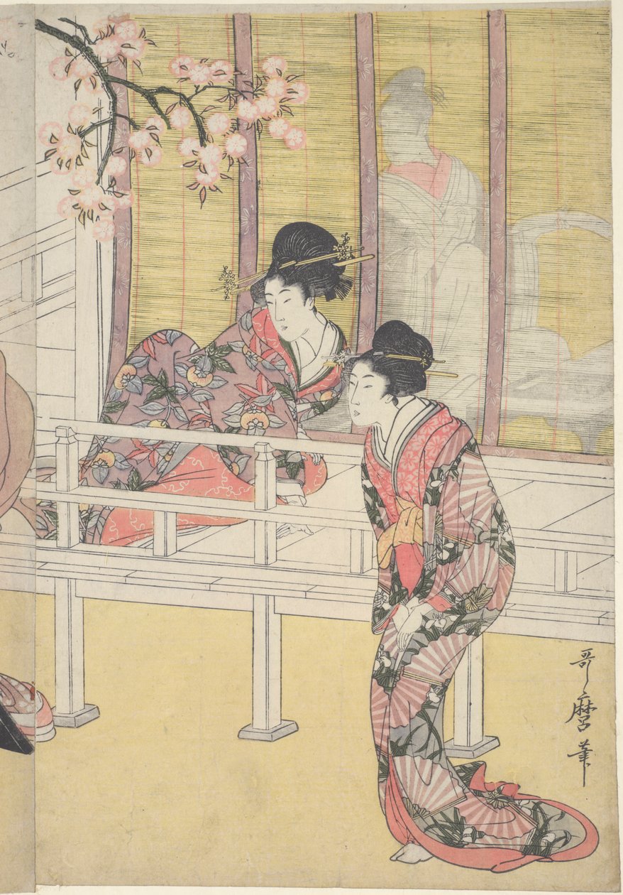 Aoi-Hime che chiama Rokujo-hime da Kitagawa Utamaro