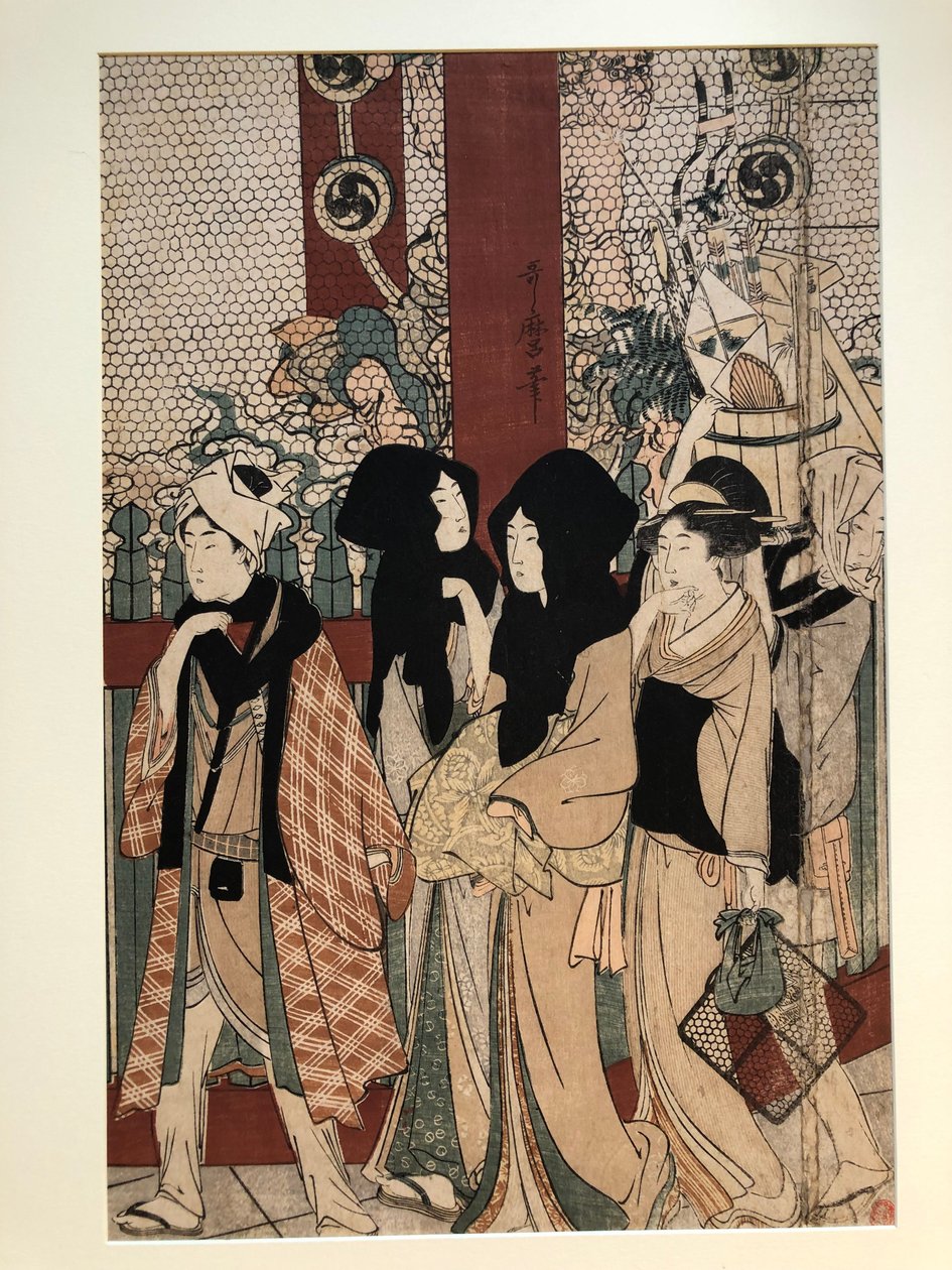 Tempio di Asakusa da Kitagawa Utamaro