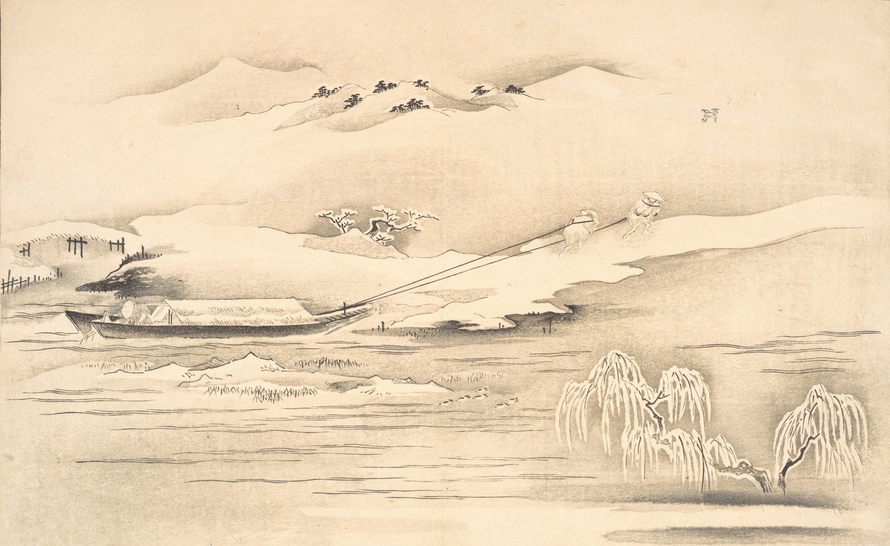 Libro di Ehon Ginsekai Il mondo in argento da Kitagawa Utamaro