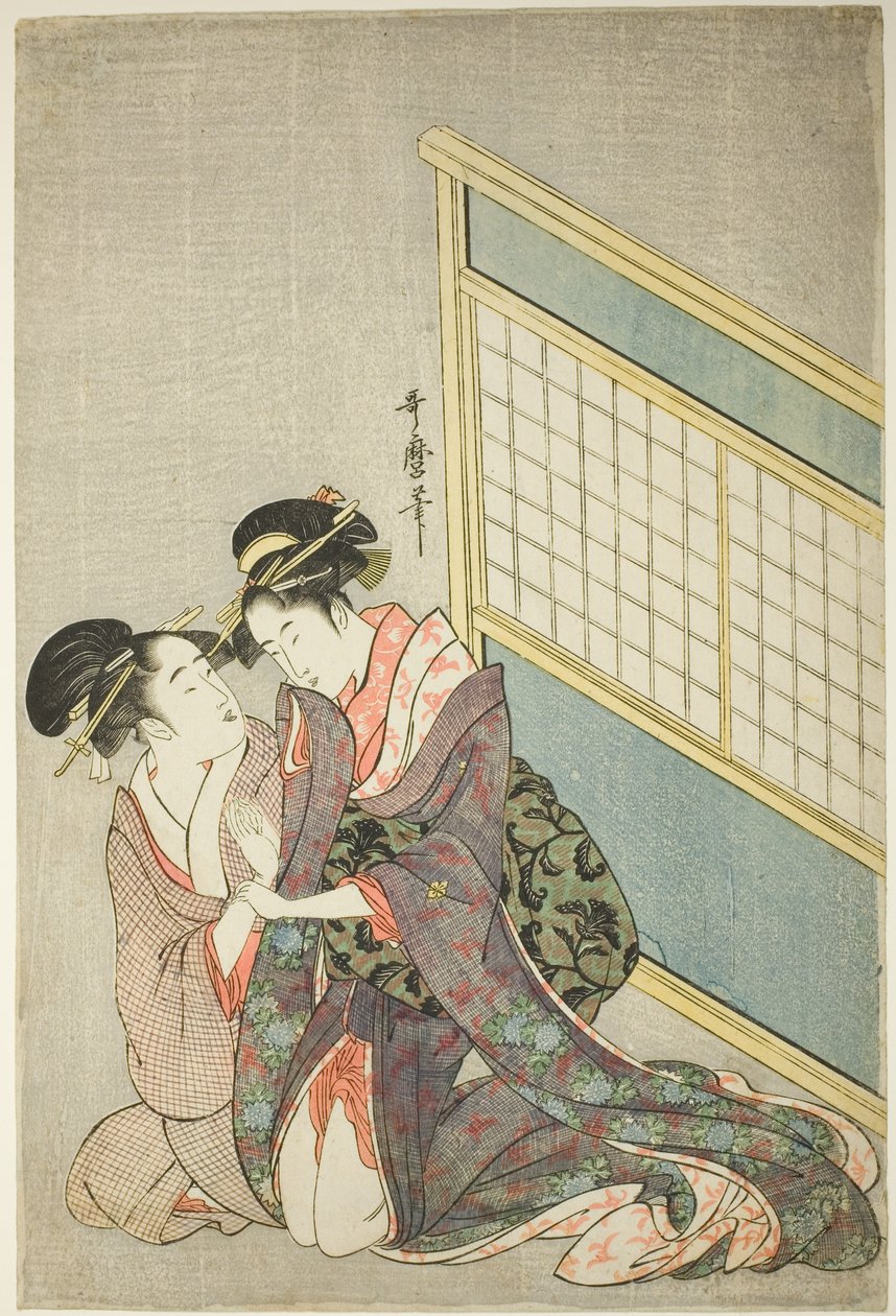 Doppio Cuscino da Kitagawa Utamaro