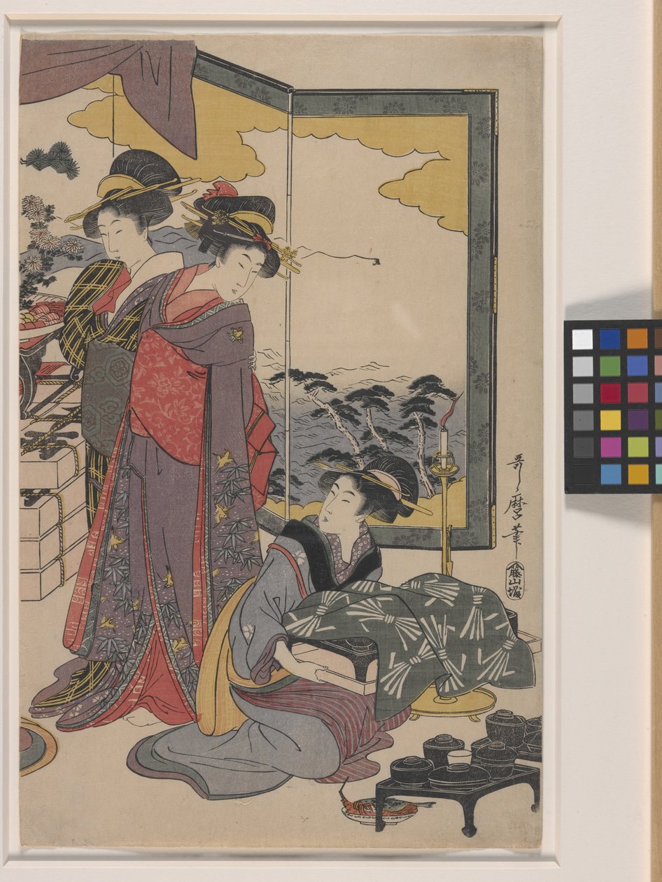 Festival di Ebisu da Kitagawa Utamaro