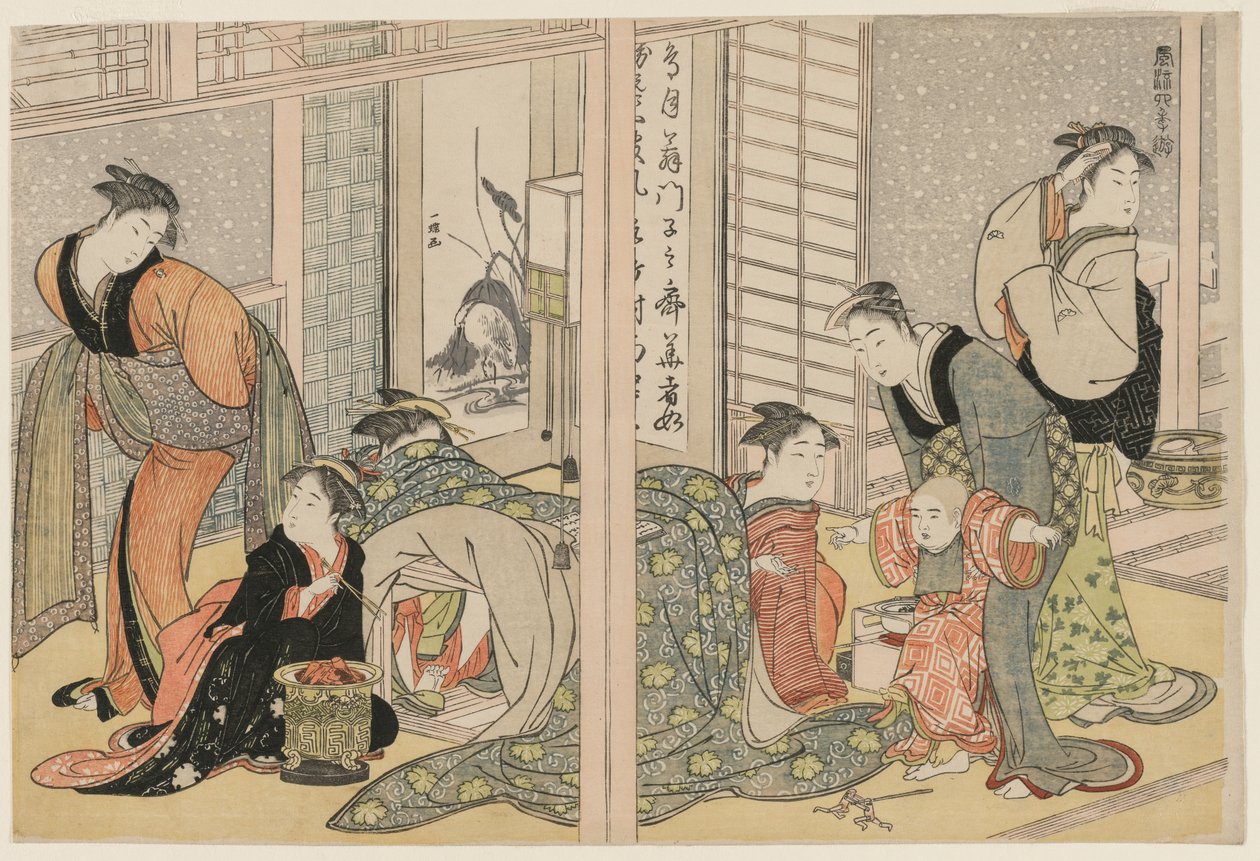 Eleganti piaceri delle quattro stagioni da Kitagawa Utamaro