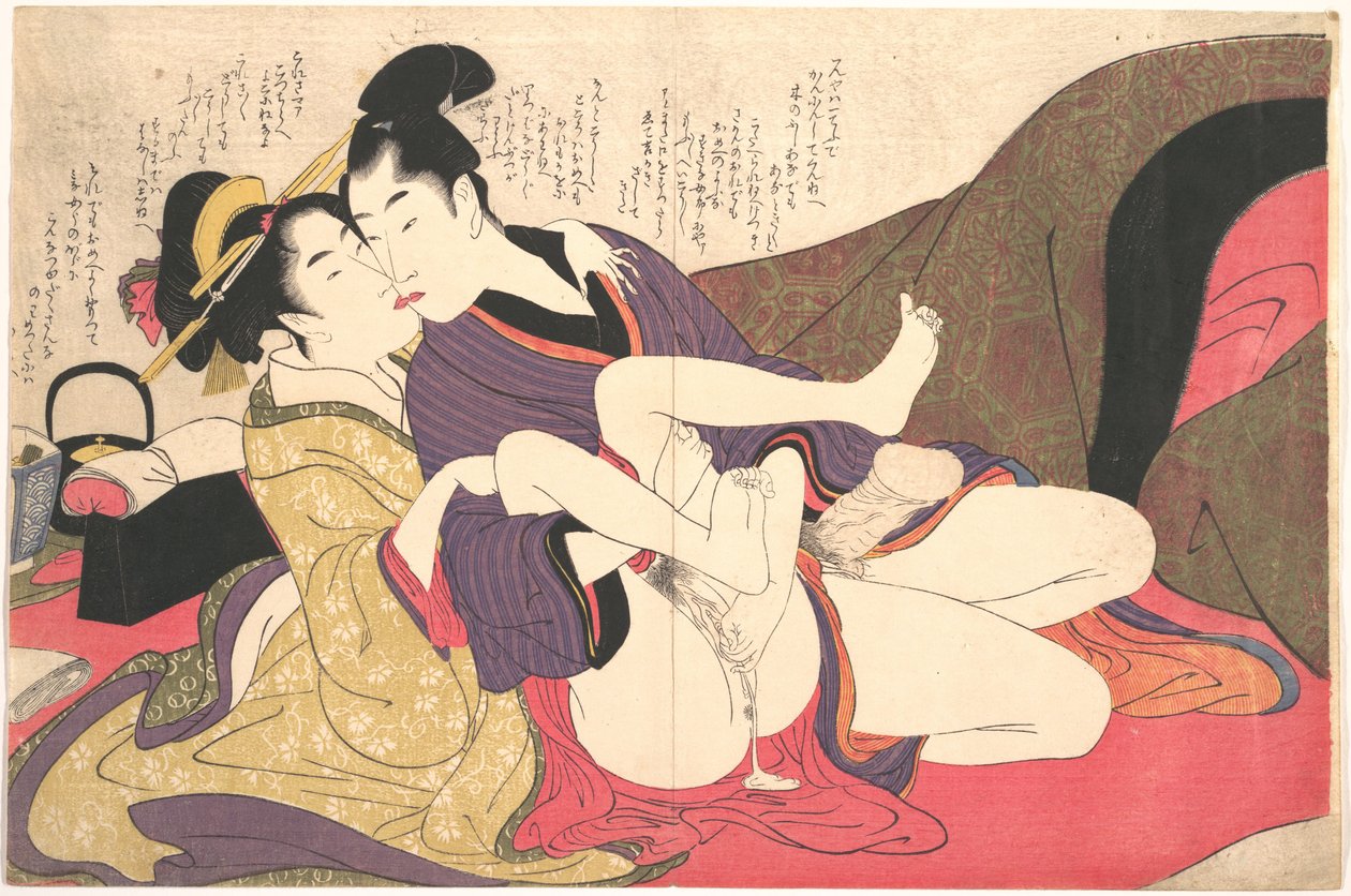Stampa erotica da Kitagawa Utamaro