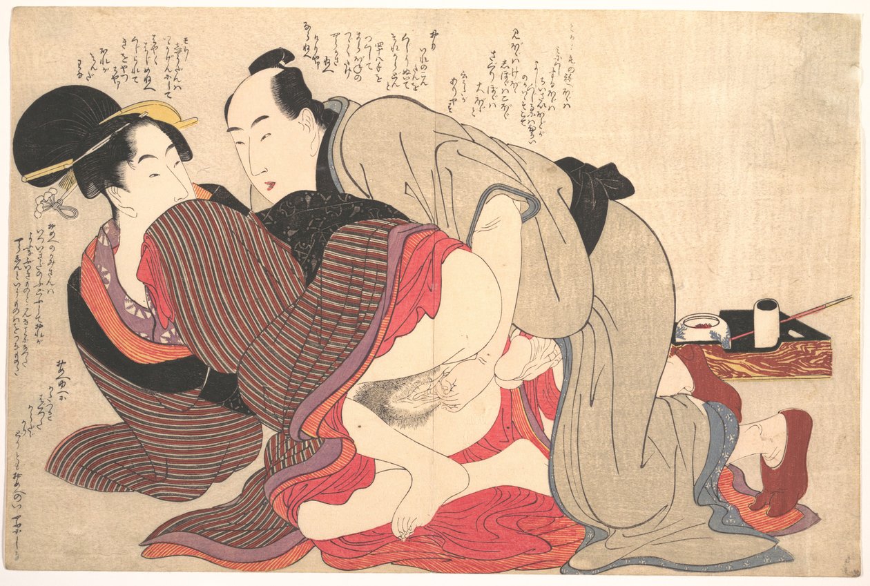 Stampa erotica da Kitagawa Utamaro