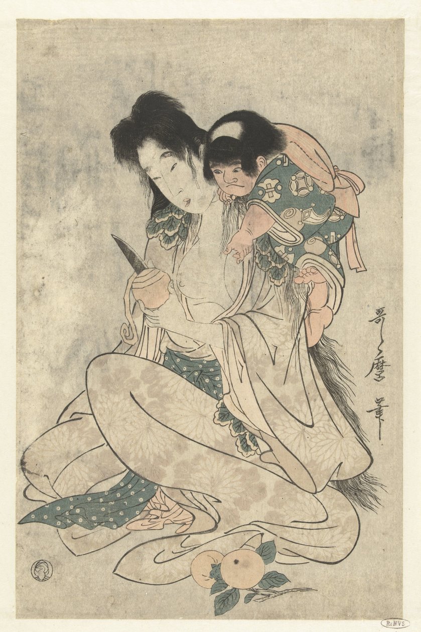 Kintoki e Yamauba da Kitagawa Utamaro