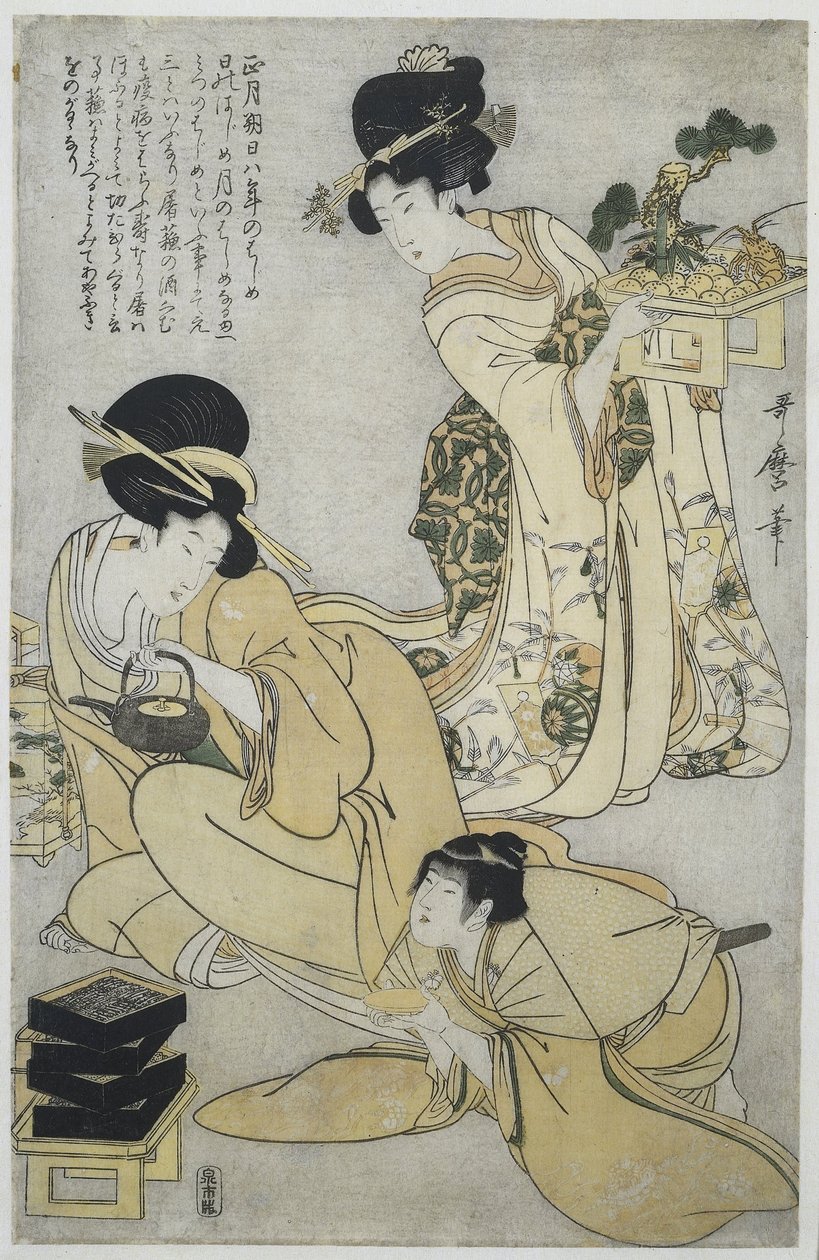 Capodanno da Kitagawa Utamaro