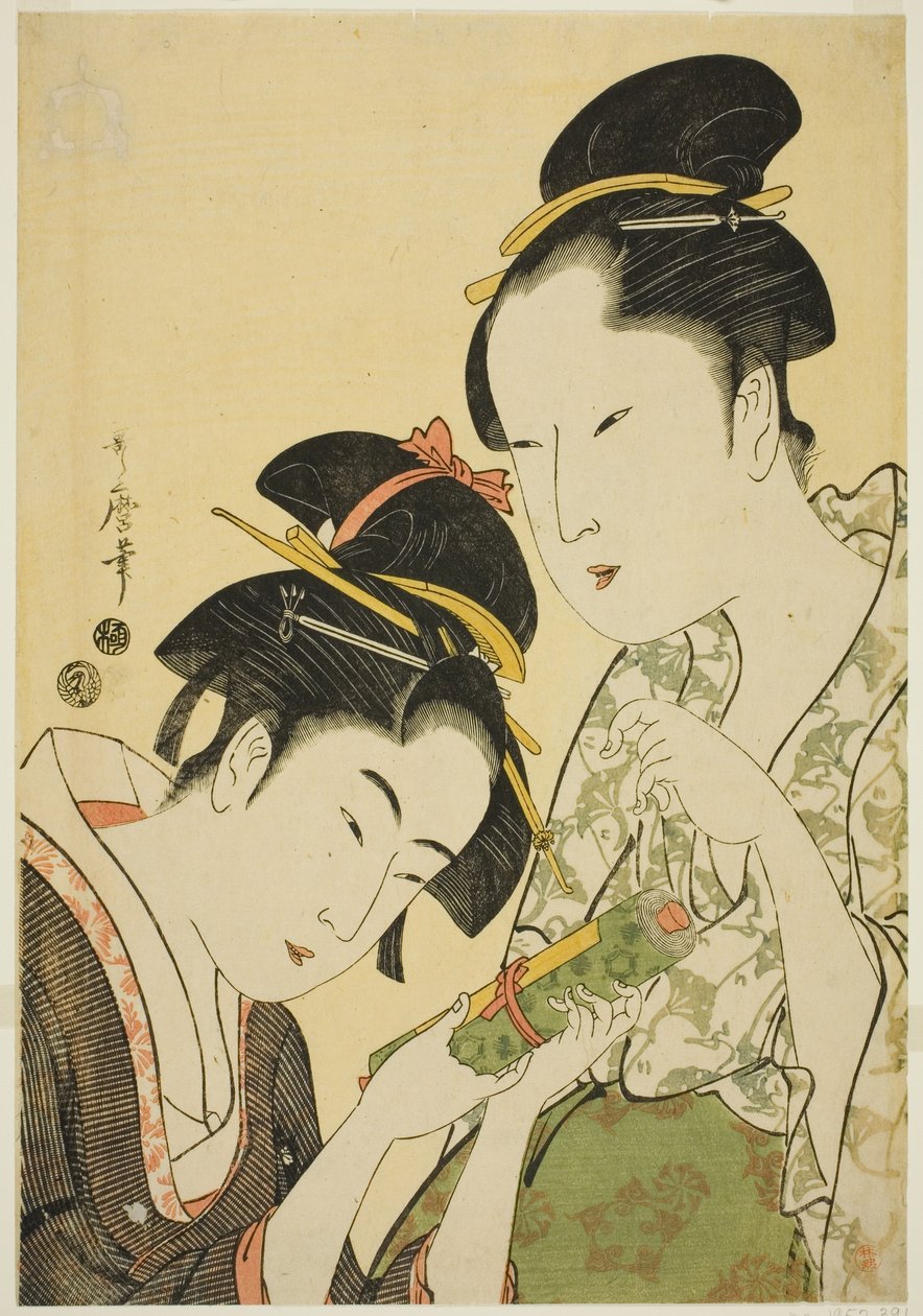 Okita e Ofuji da Kitagawa Utamaro