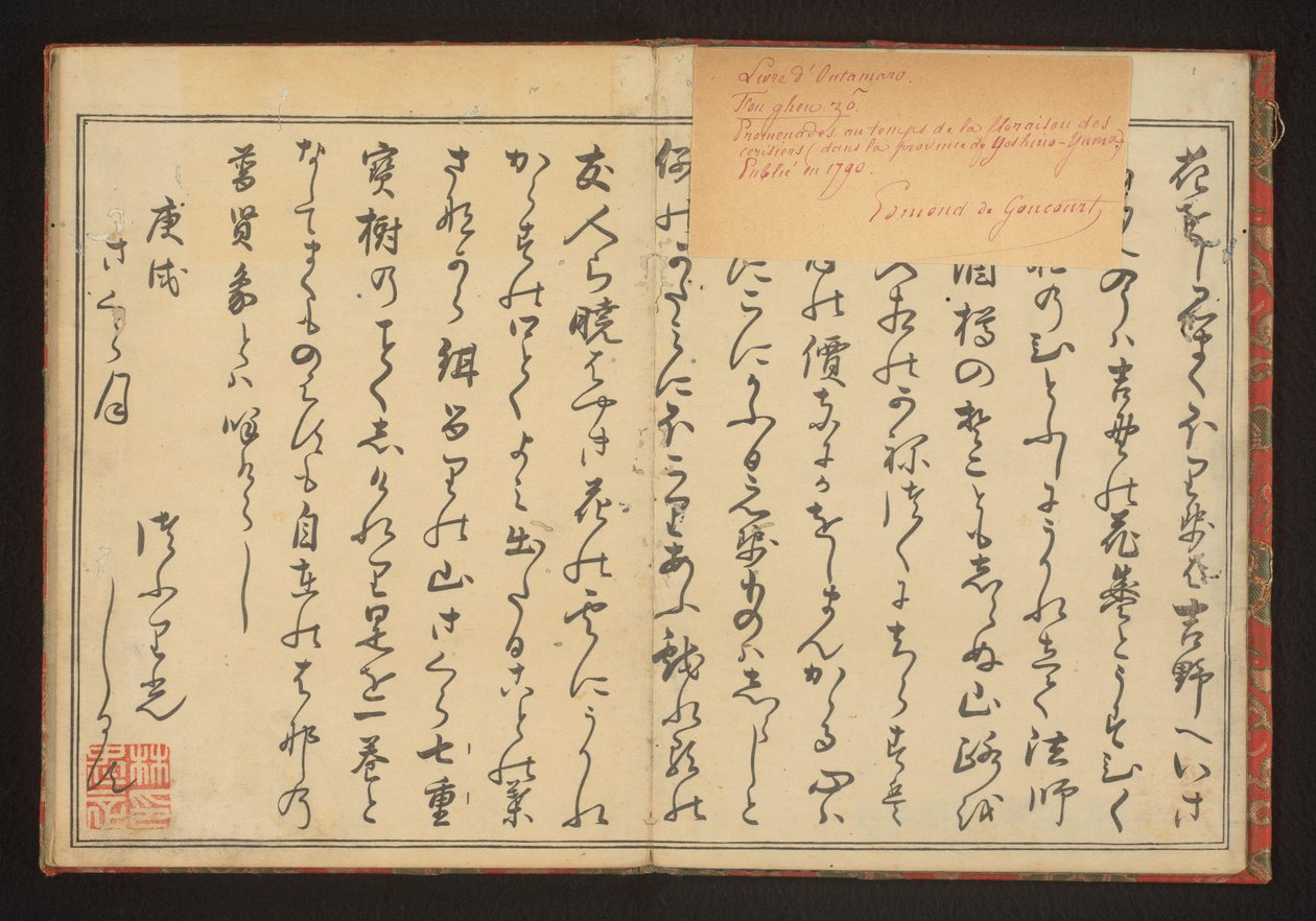 Prefazione da Kitagawa Utamaro