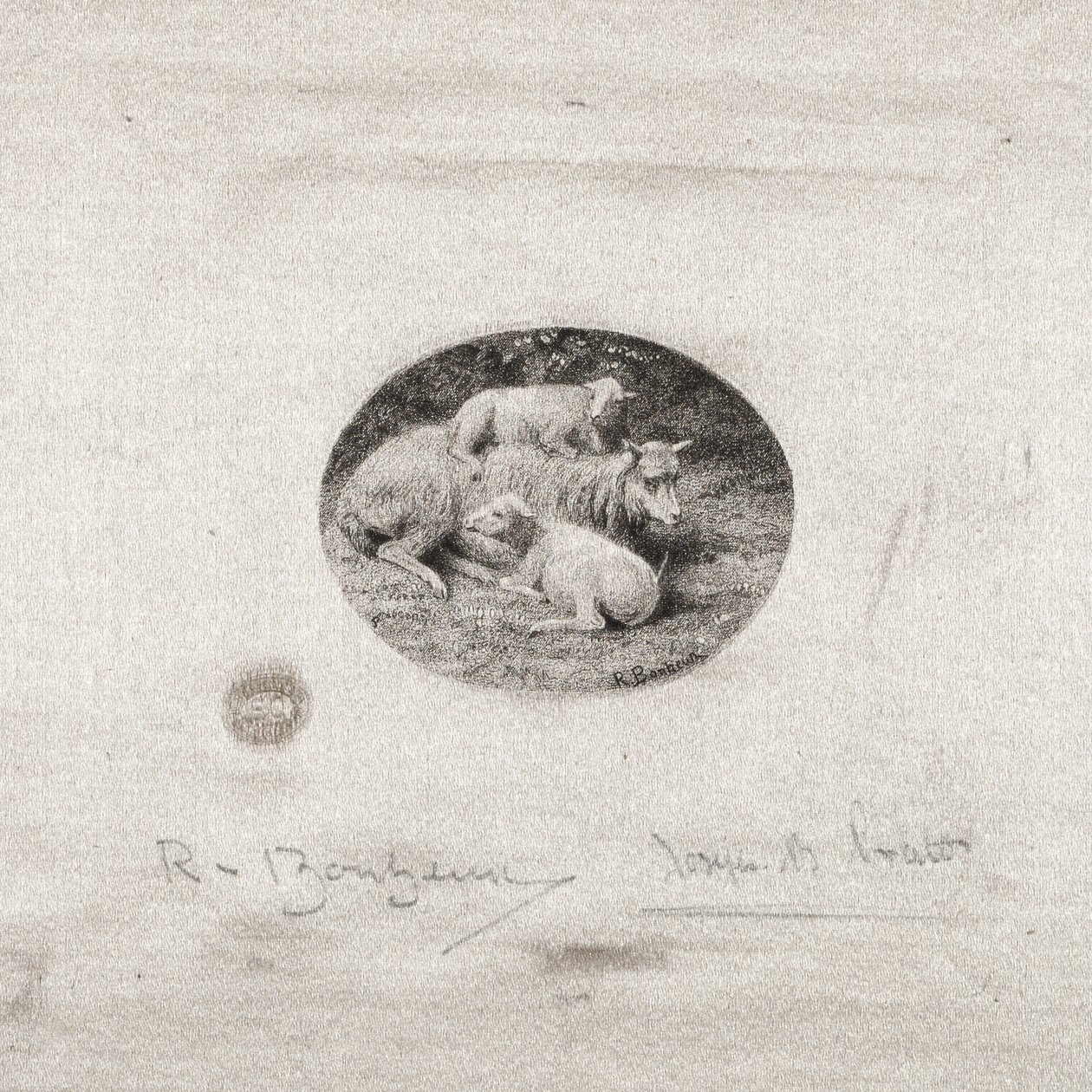 Pecore e Agnelli da Kitagawa Utamaro