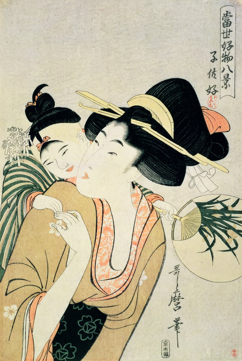 T H Riches. Un amante dei bambini da Kitagawa Utamaro