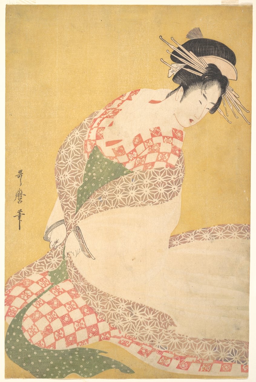 La veste esterna da Kitagawa Utamaro
