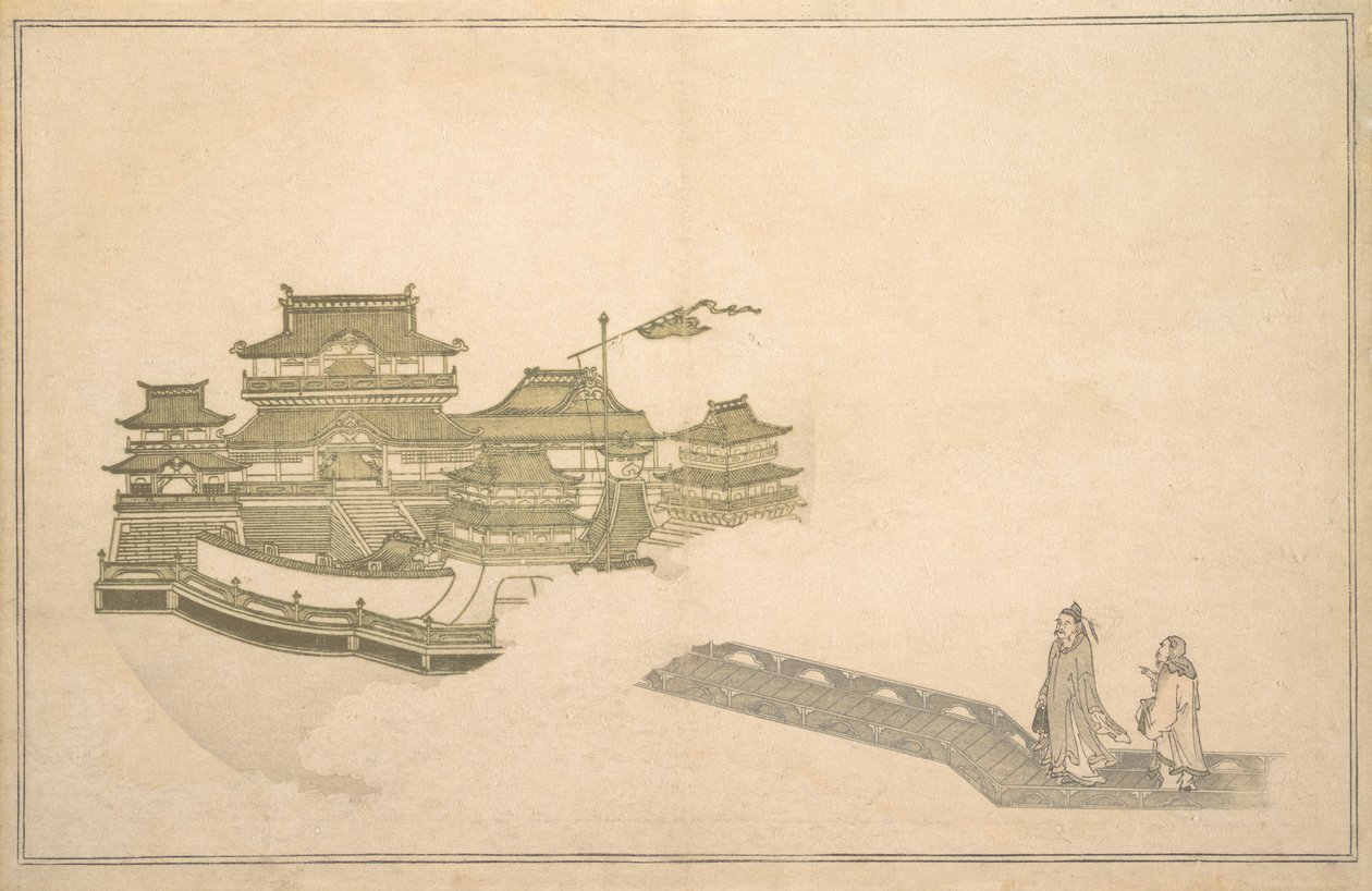 Il Palazzo sulla Luna da Kitagawa Utamaro