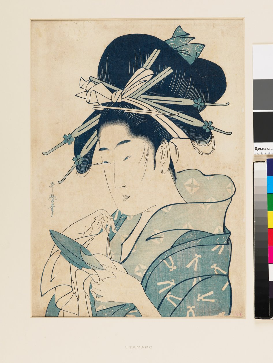 La cortigiana Tsukioka da Kitagawa Utamaro