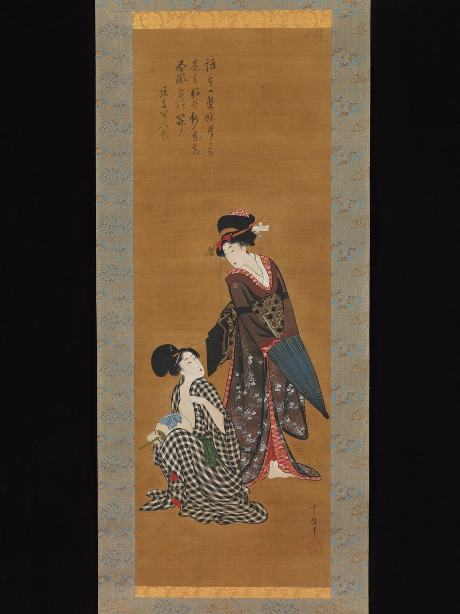 Due bellezze da Kitagawa Utamaro