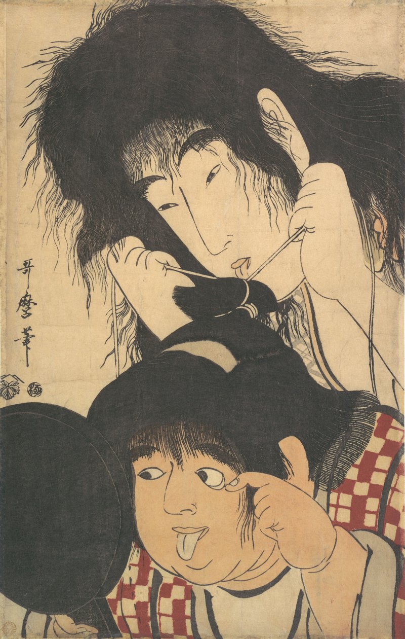 Yamauba e Kintaro, ca. 1795 da Kitagawa Utamaro