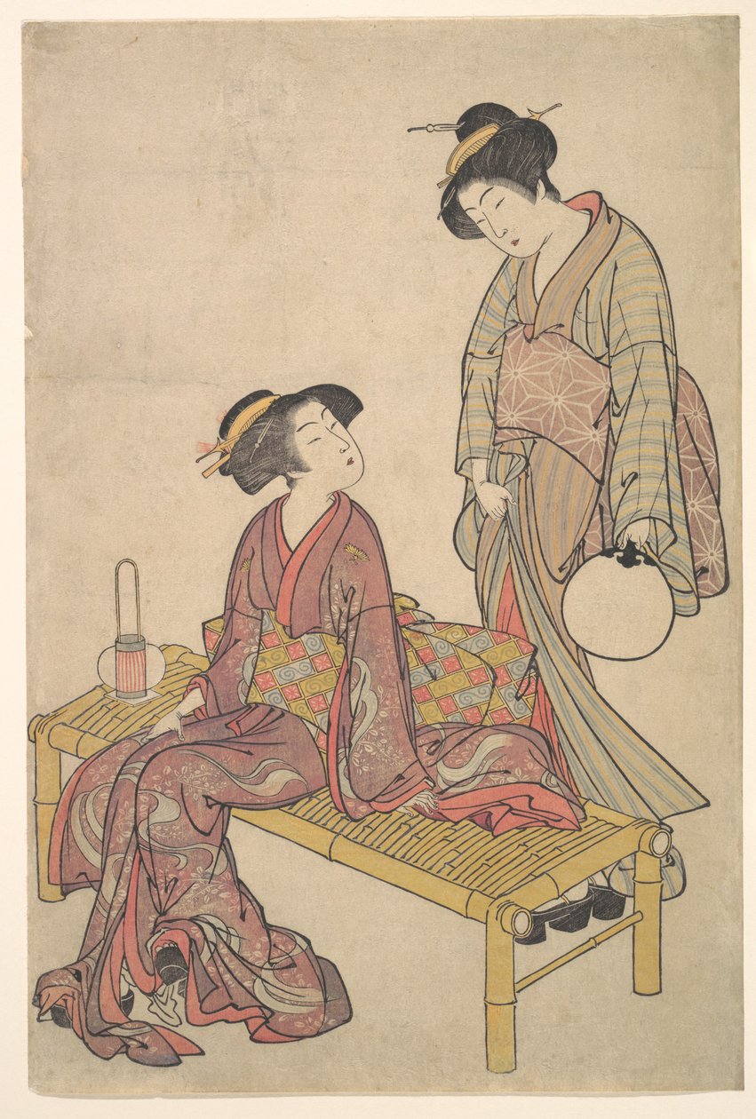 La lanterna a mano da Kitao Shigemasa