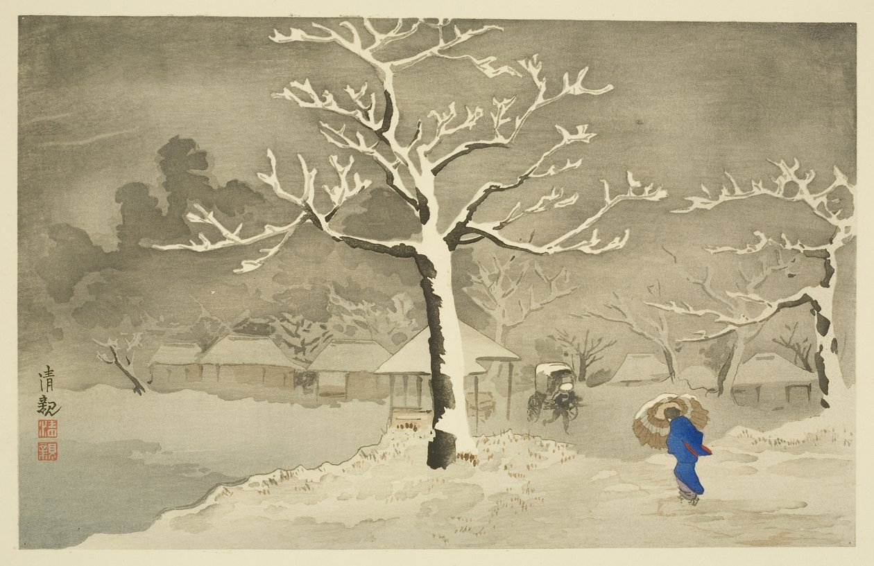 Riva inferiore a Mimeguri, Mukojima da Kiyochika Kobayashi