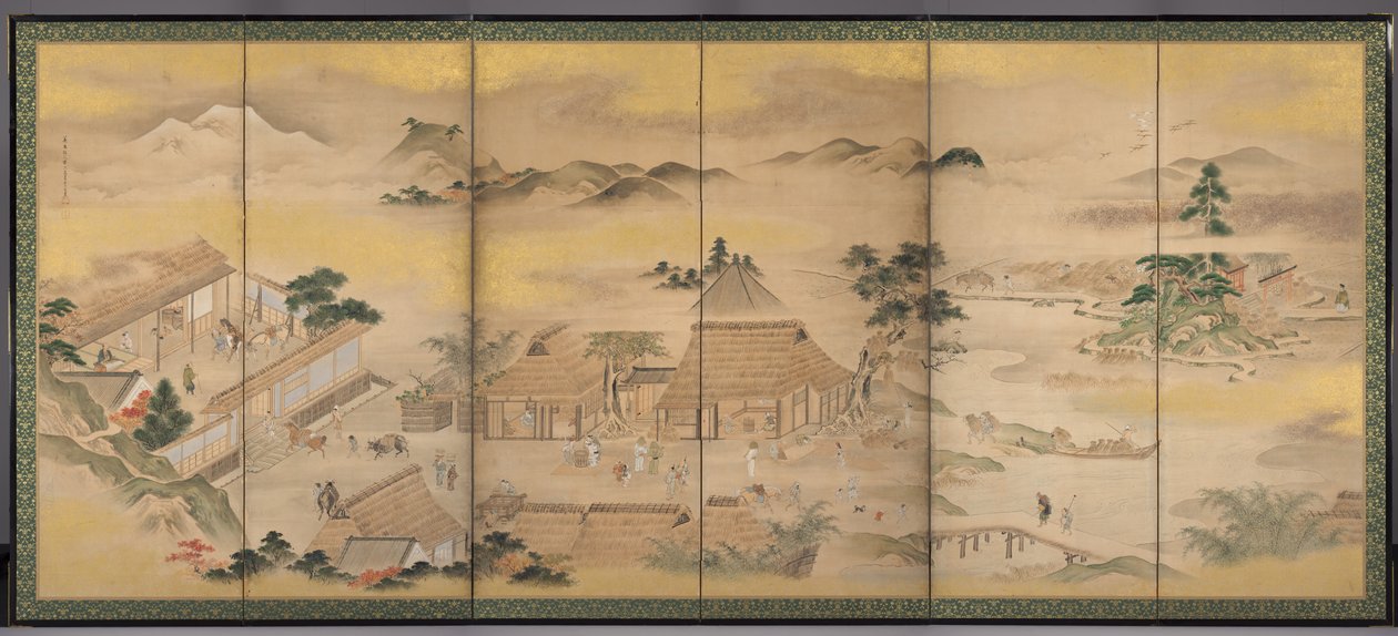 Agricoltura di primavera e autunno, 1700 da Ko Sukoku